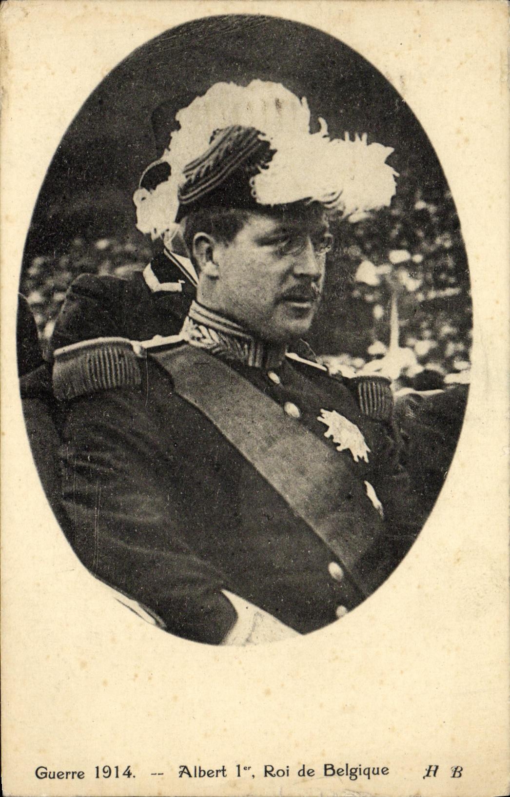 CPA Guerre 1914 Albert 1er roi de Belgique