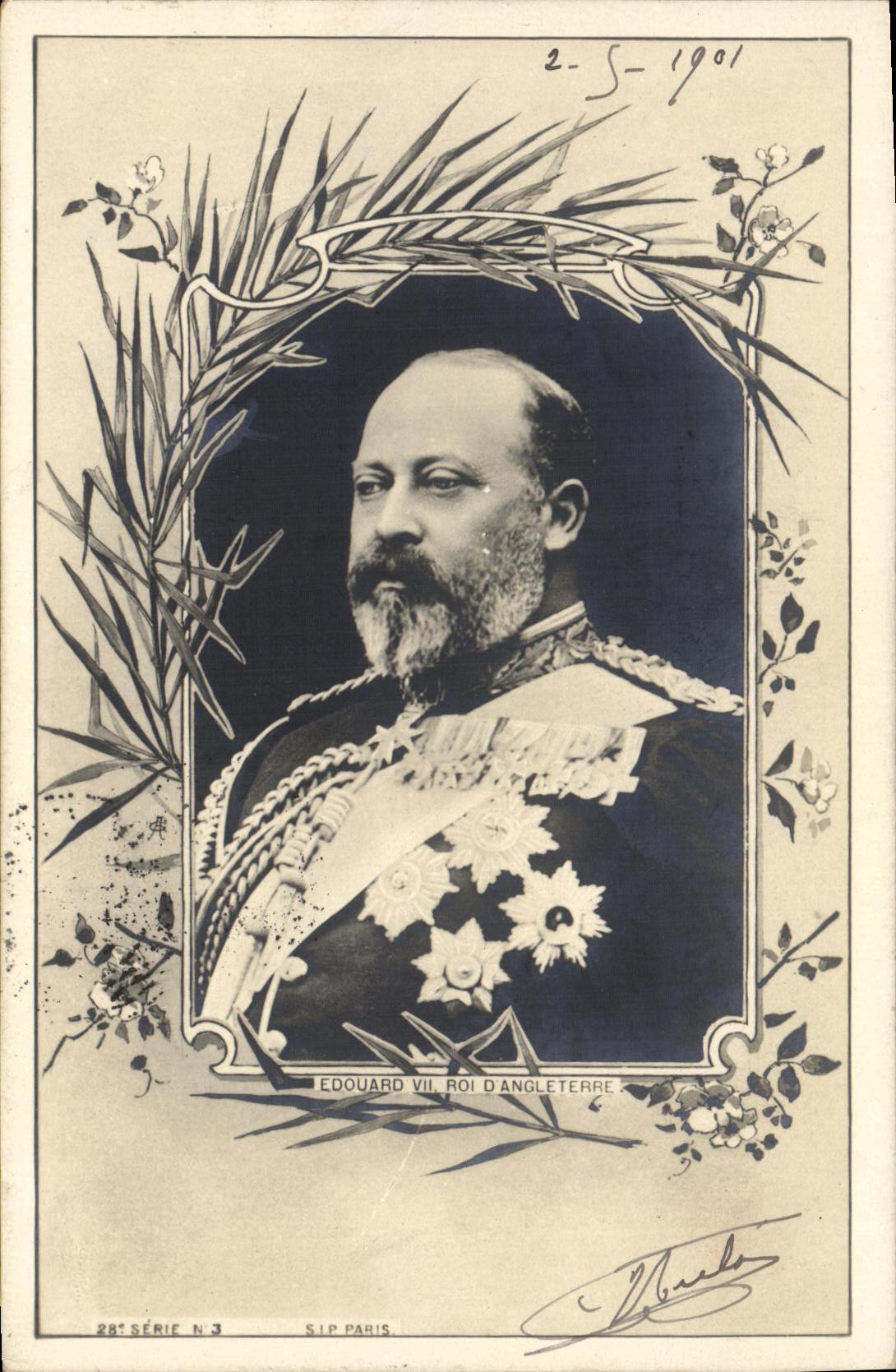 CPA Edouard VII Roi d Angleterre