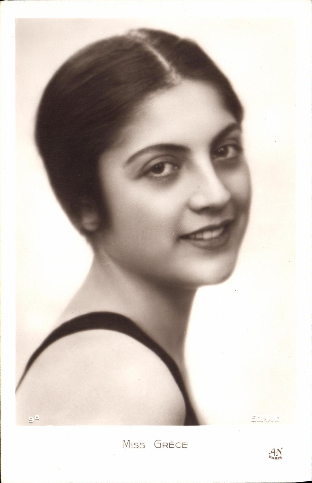 CPA Fantaisie Femme Miss Grece