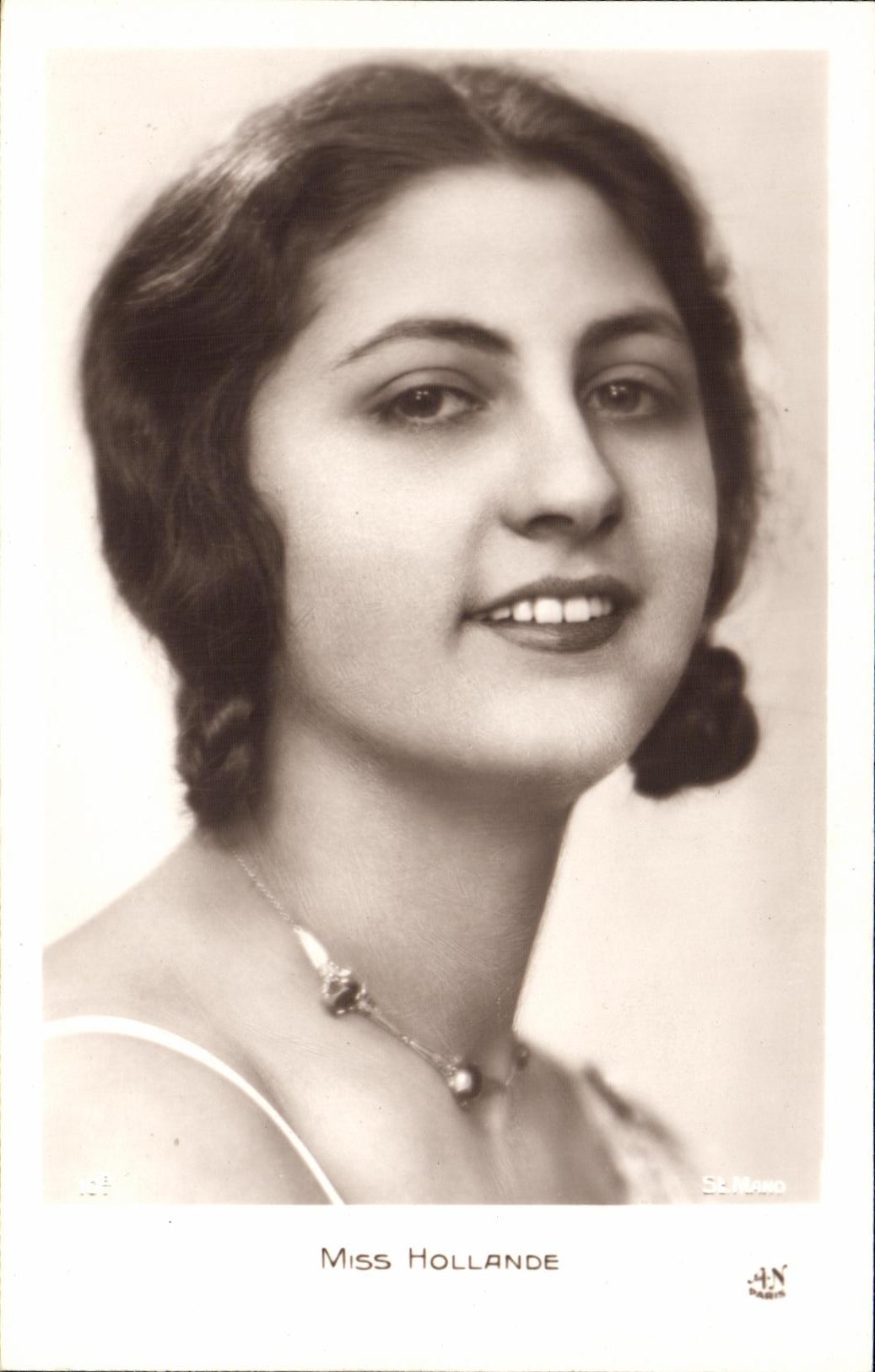 CPA Fantaisie Femme Miss Hollande