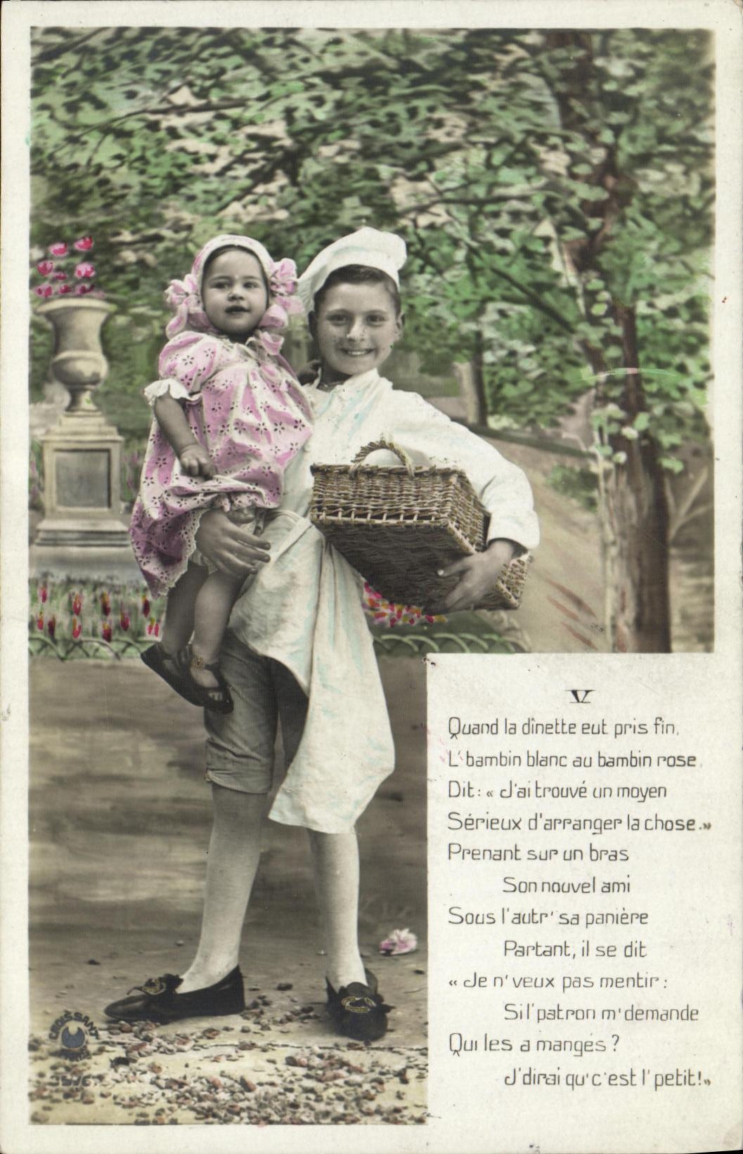 CPA Fantaisie Enfant Patissier