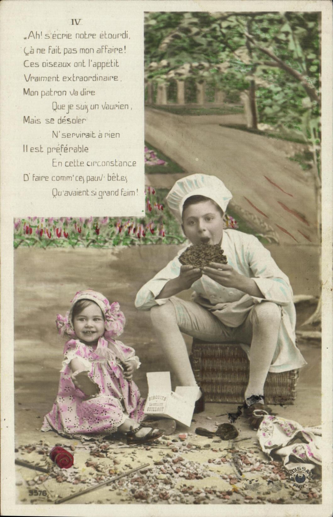 CPA Fantaisie Enfant Patissier