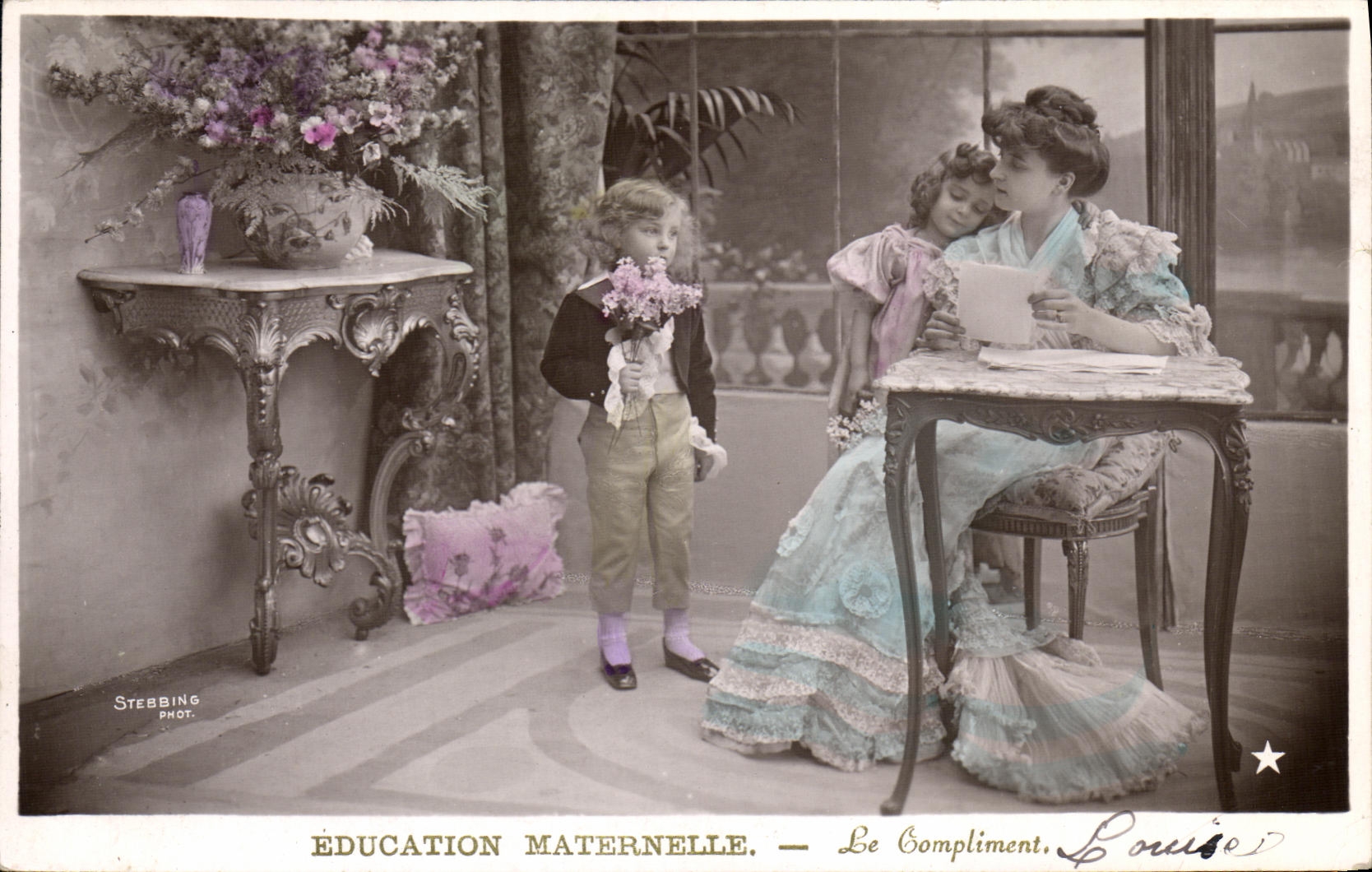CPA Fantaisie Femme Enfants