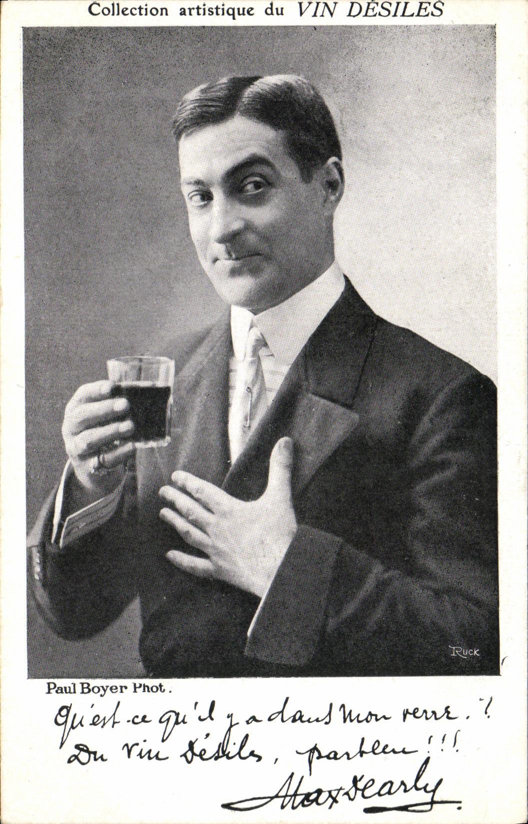 MODERN CARD Cinema Wines Desiles max Dearly