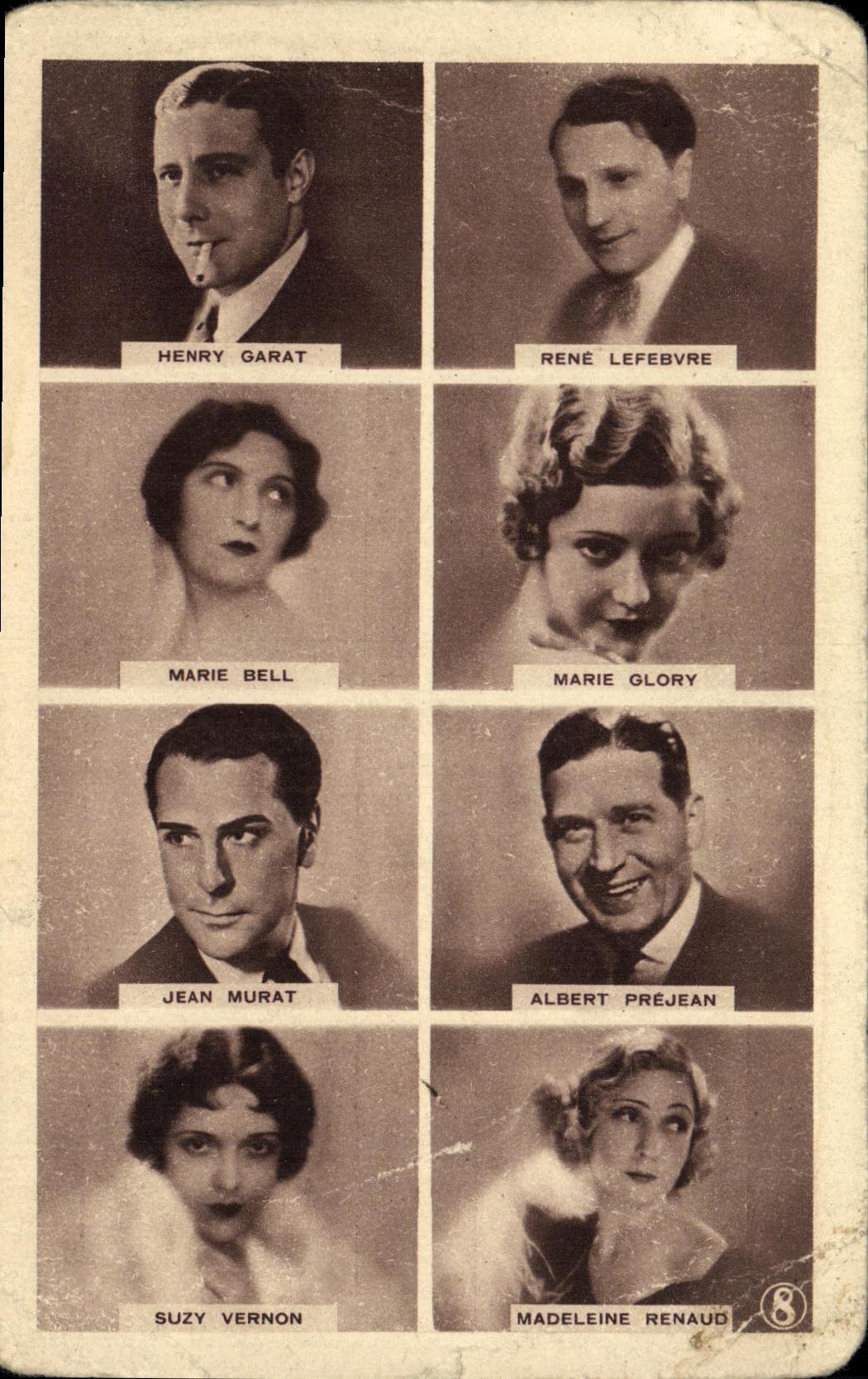 MODERN CARD Cinema Henry Garat Lefevre Beautiful