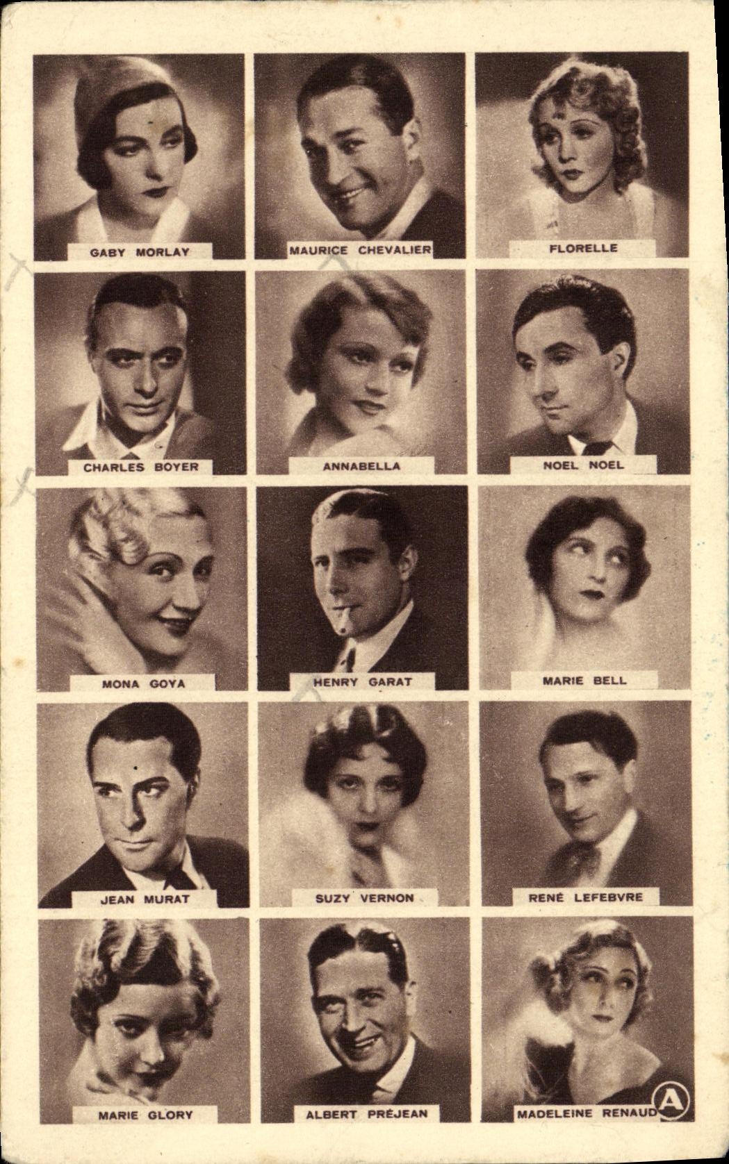 MODERN CARD Cinema Gaby Morlay Knight