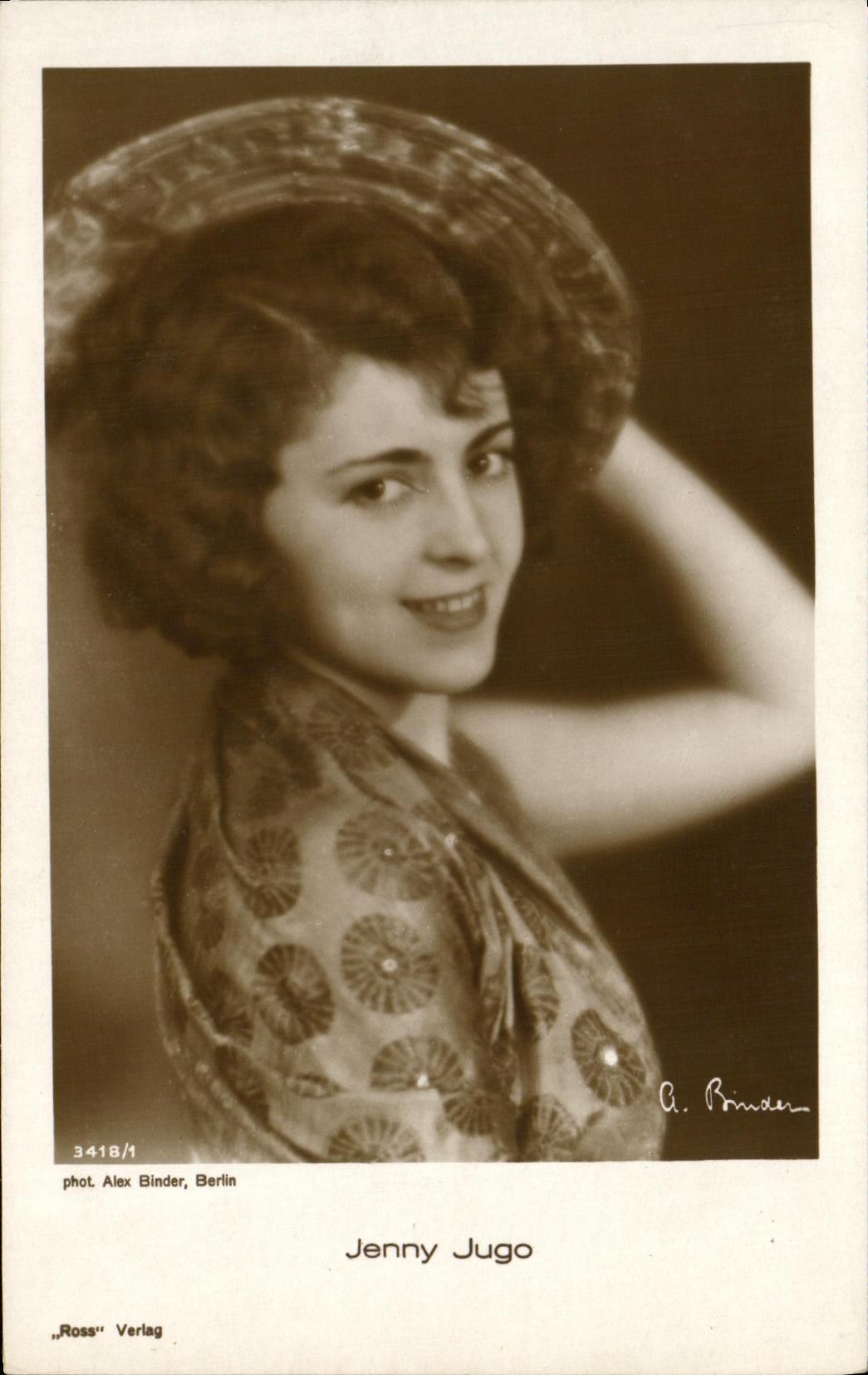 VINTAGE POSTCARD Cinema Jenny Jugo