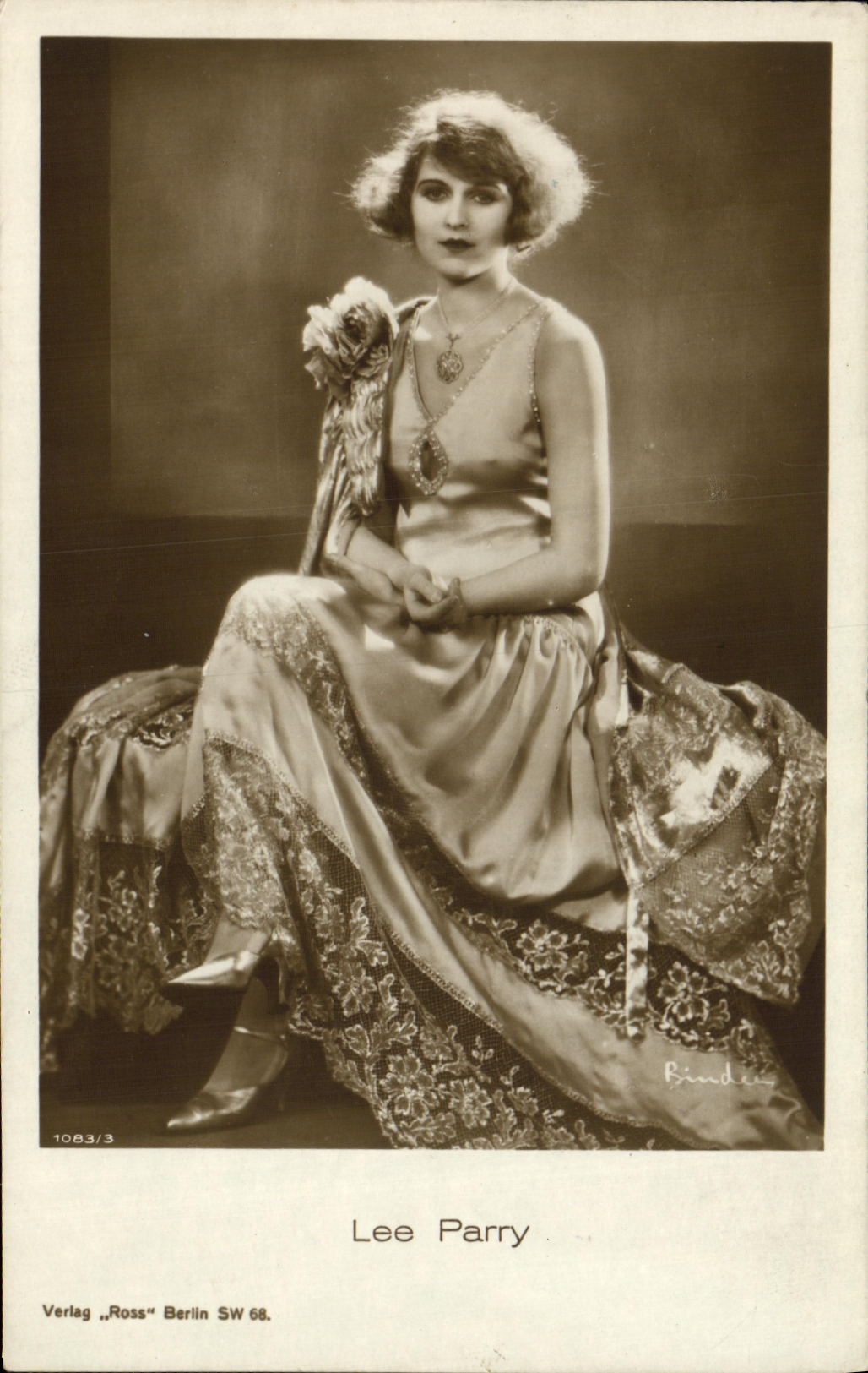 VINTAGE POSTCARD Cinema Lea Parry