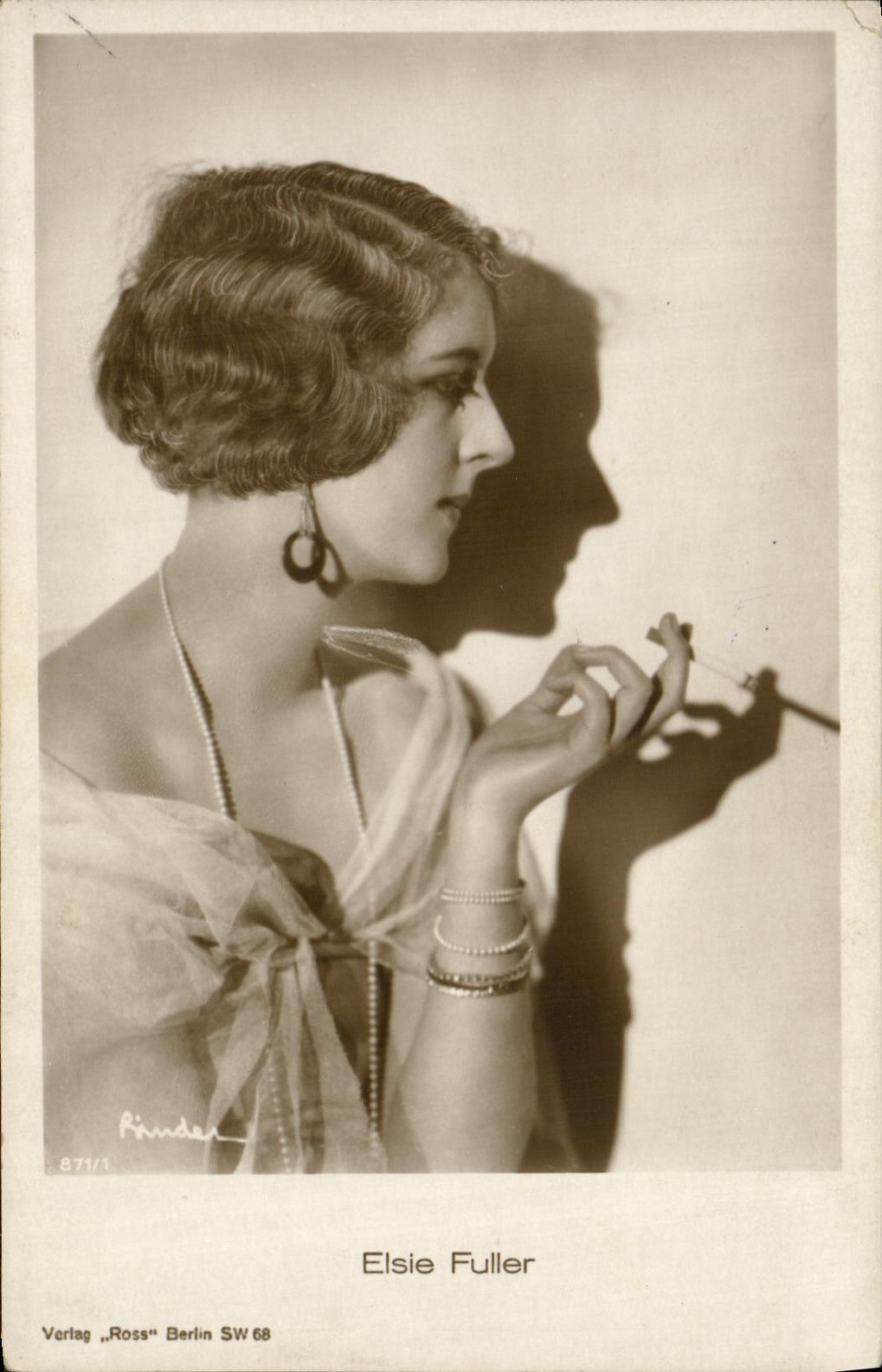 VINTAGE POSTCARD Cinema Else Fuller