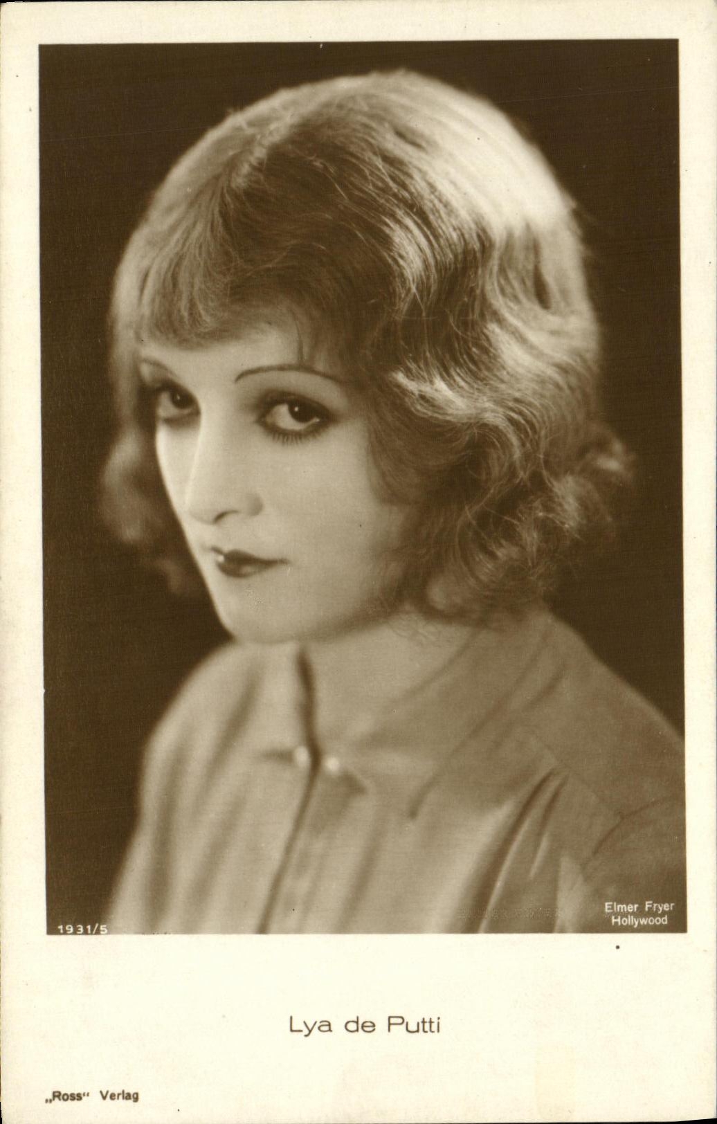 VINTAGE POSTCARD Cinema Lya de Putti