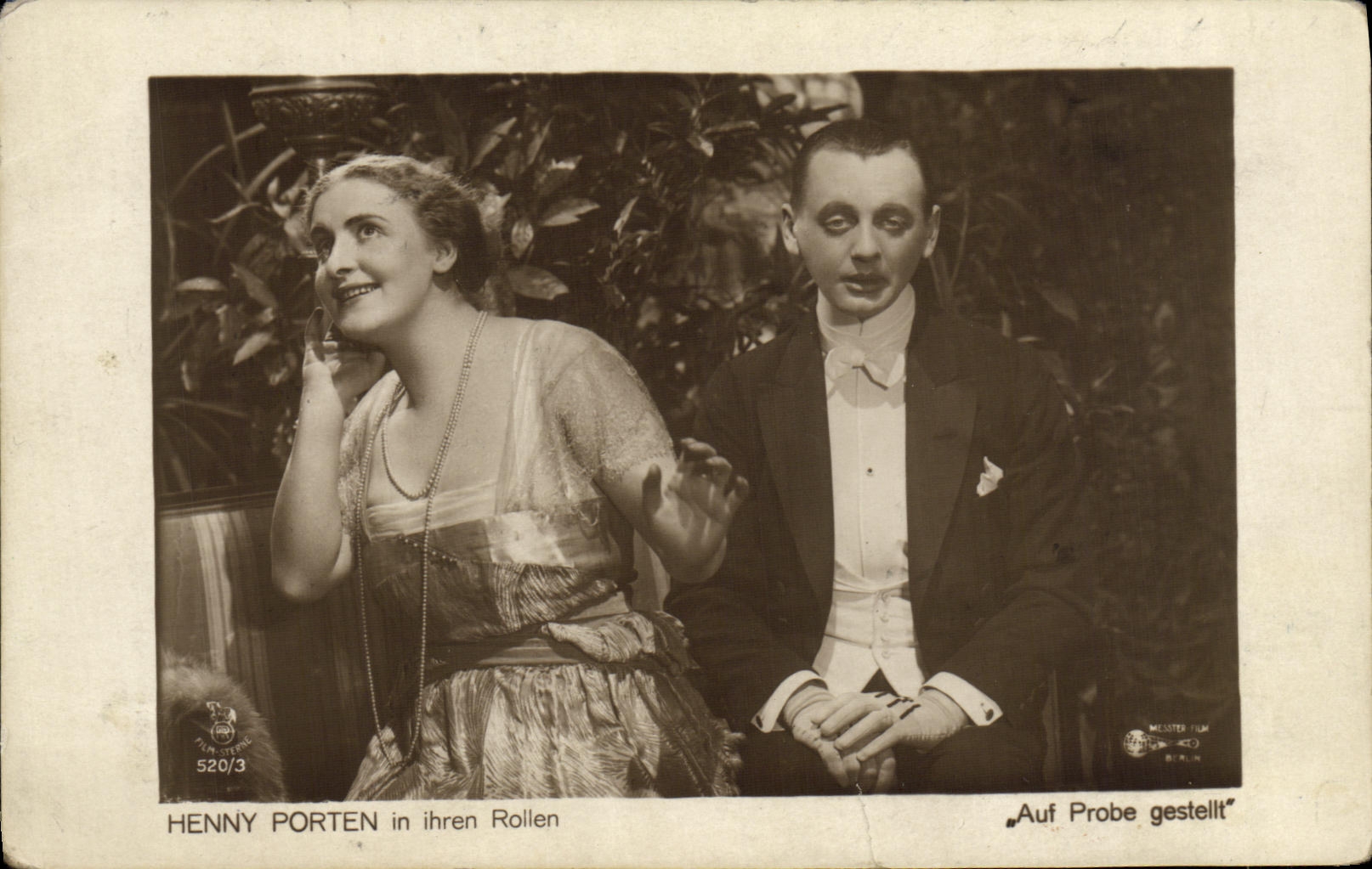 VINTAGE POSTCARD Cinema Henny Porten