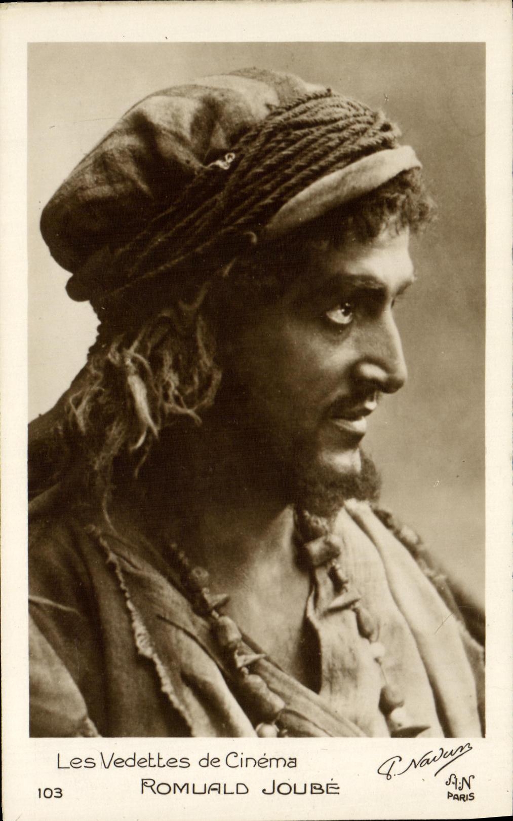 VINTAGE POSTCARD Cinema Romuald Joube