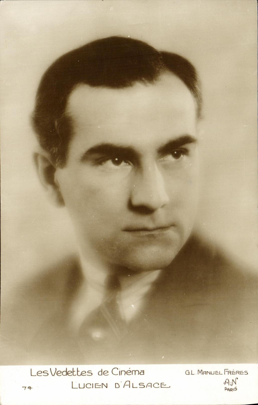 VINTAGE POSTCARD Cinema Lucien D Alsace