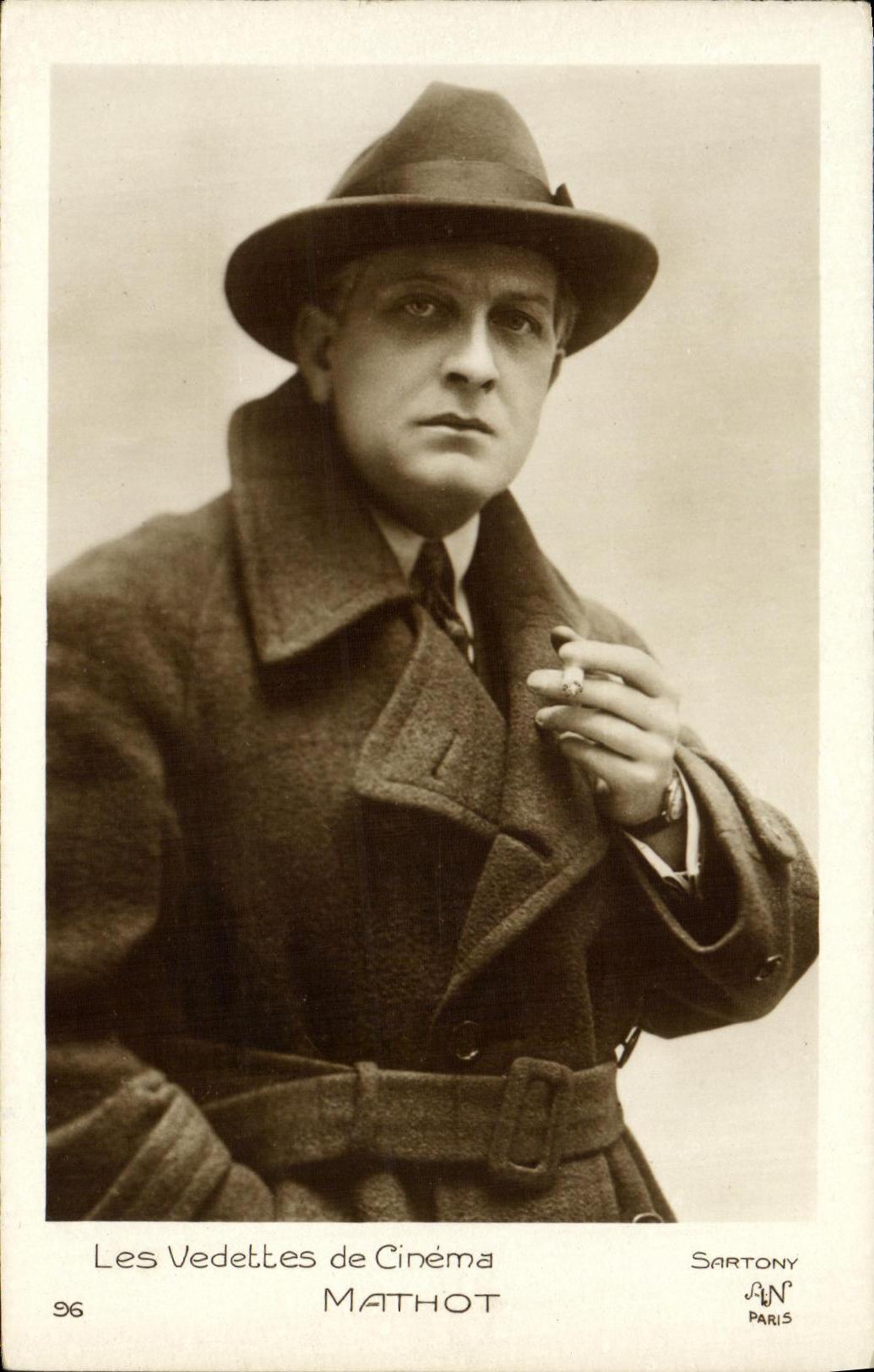 VINTAGE POSTCARD Mathot Cinema