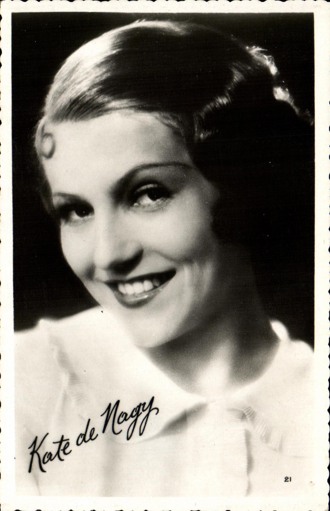 VINTAGE POSTCARD Cinema Kate de Nagy