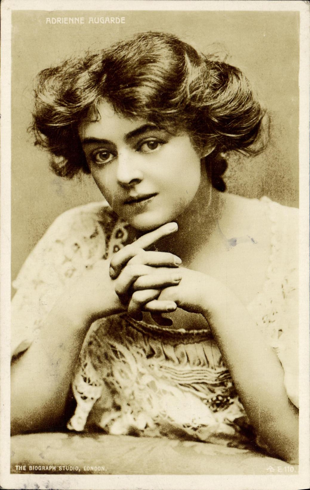 VINTAGE POSTCARD Cinema Adrienne Augarde