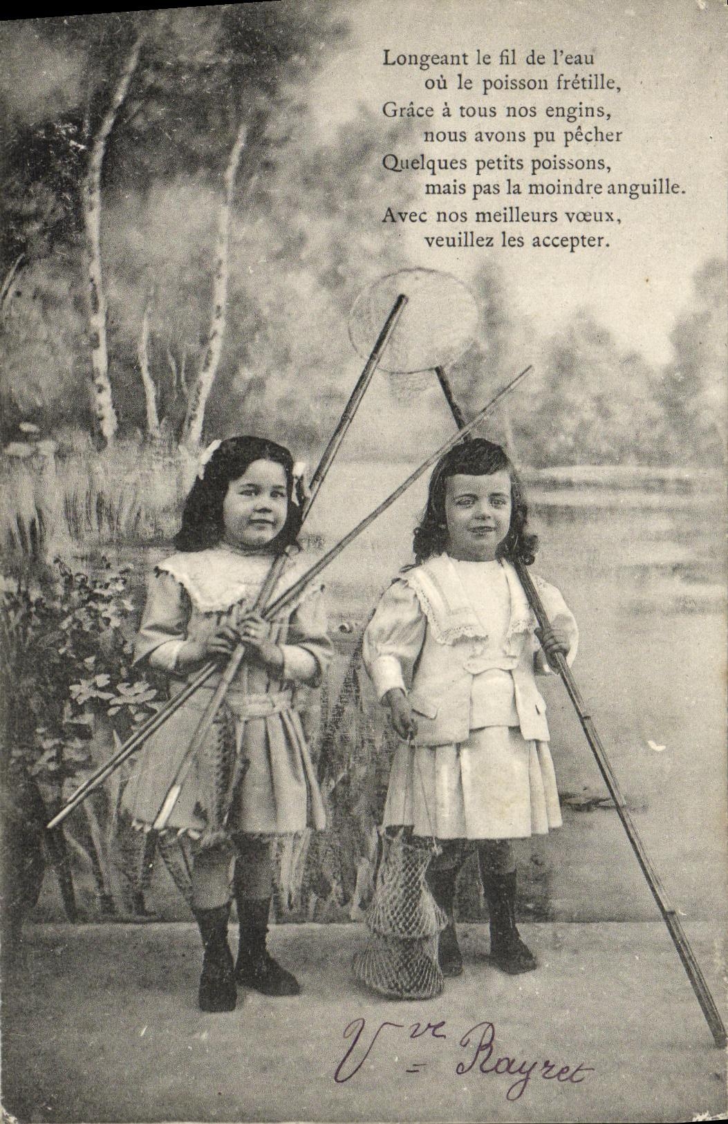 CPA Fantaisie Enfants Peche 