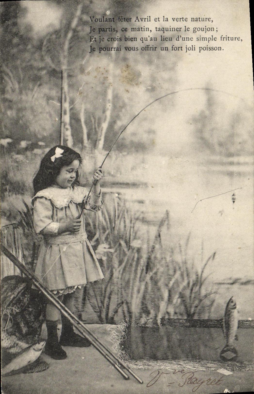 CPA Fantaisie Enfant Peche 