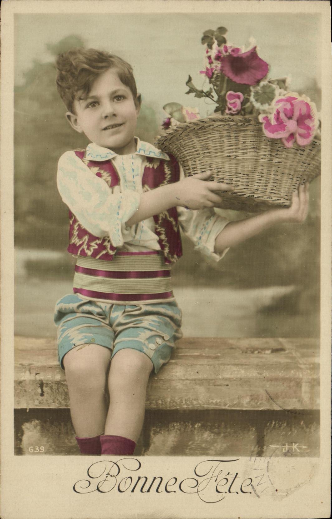 CPA Fantaisie Enfant Garcon