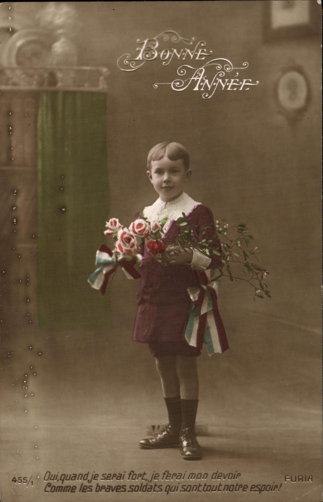 CPA Fantaisie Enfant Garcon