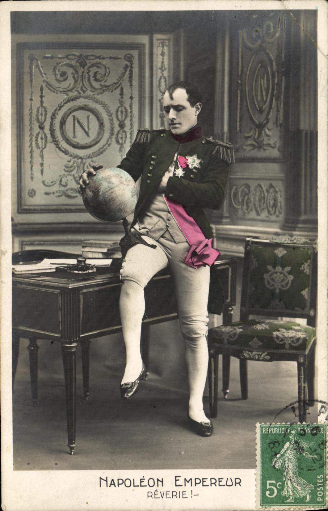 VINTAGE POSTCARD Fantasy Napoleon Emperor Daydream