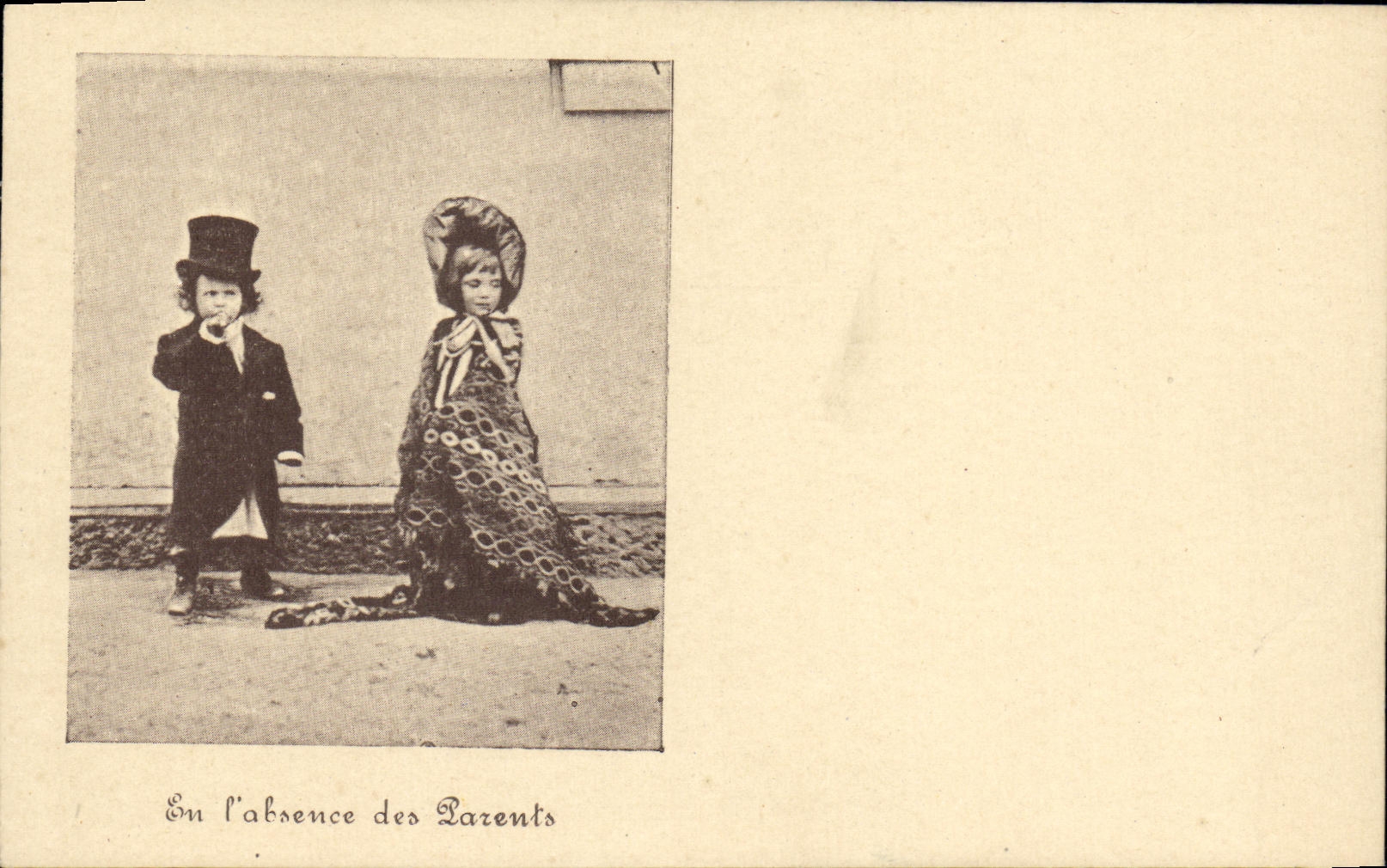 CPA Fantaisie Enfants En l absence de parents