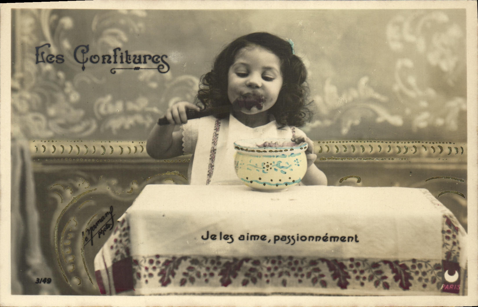 CPA Fantaisie Enfant Les confitures 