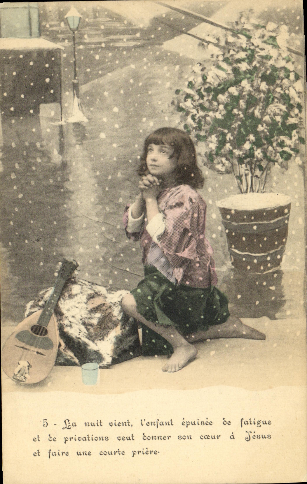 CPA Fantaisie Enfant La mendiante du Pantheon Paris