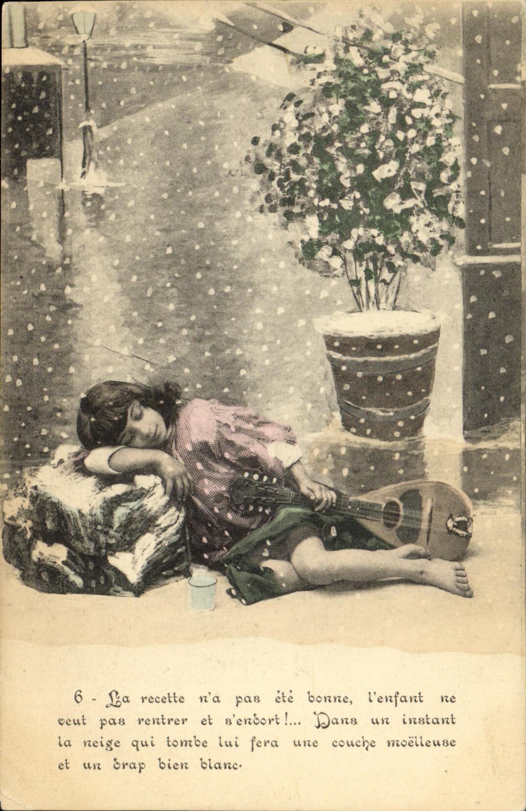 CPA Fantaisie Enfant La mendiante du Pantheon Paris