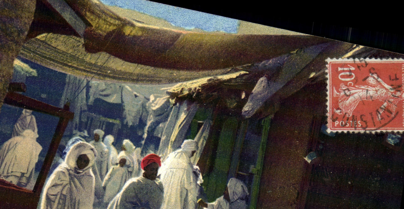 VINTAGE POSTCARD Arab Algeria District