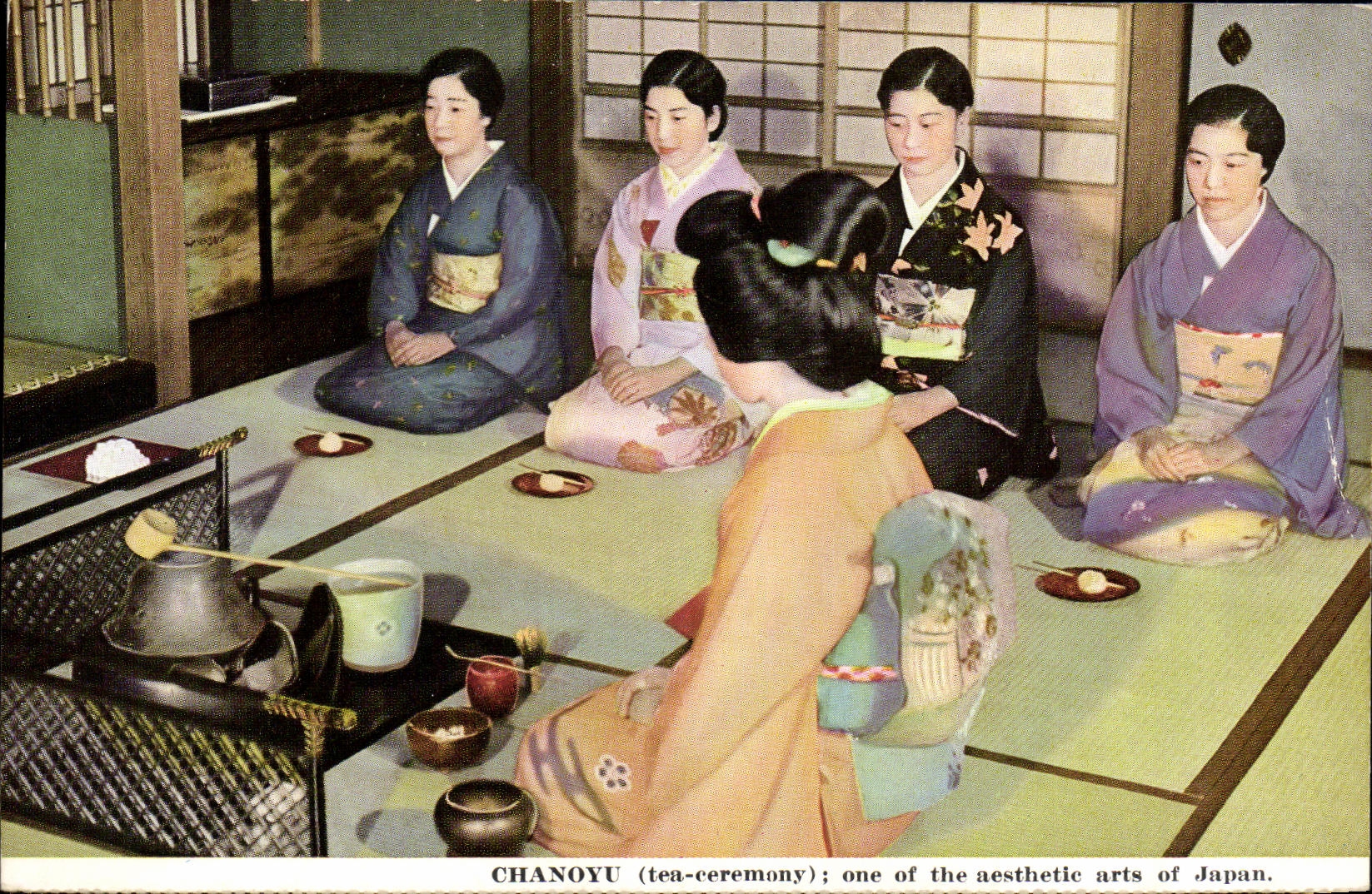 CPM Chanoyu Ceremonie du the Japon Nippon Femmes