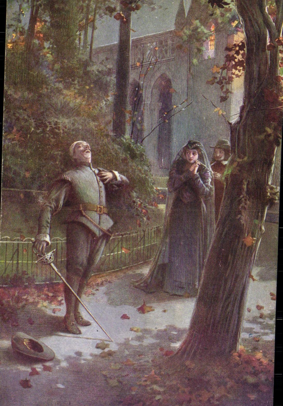 CPA Fantaisie Cyrano de Bergerac Rostand