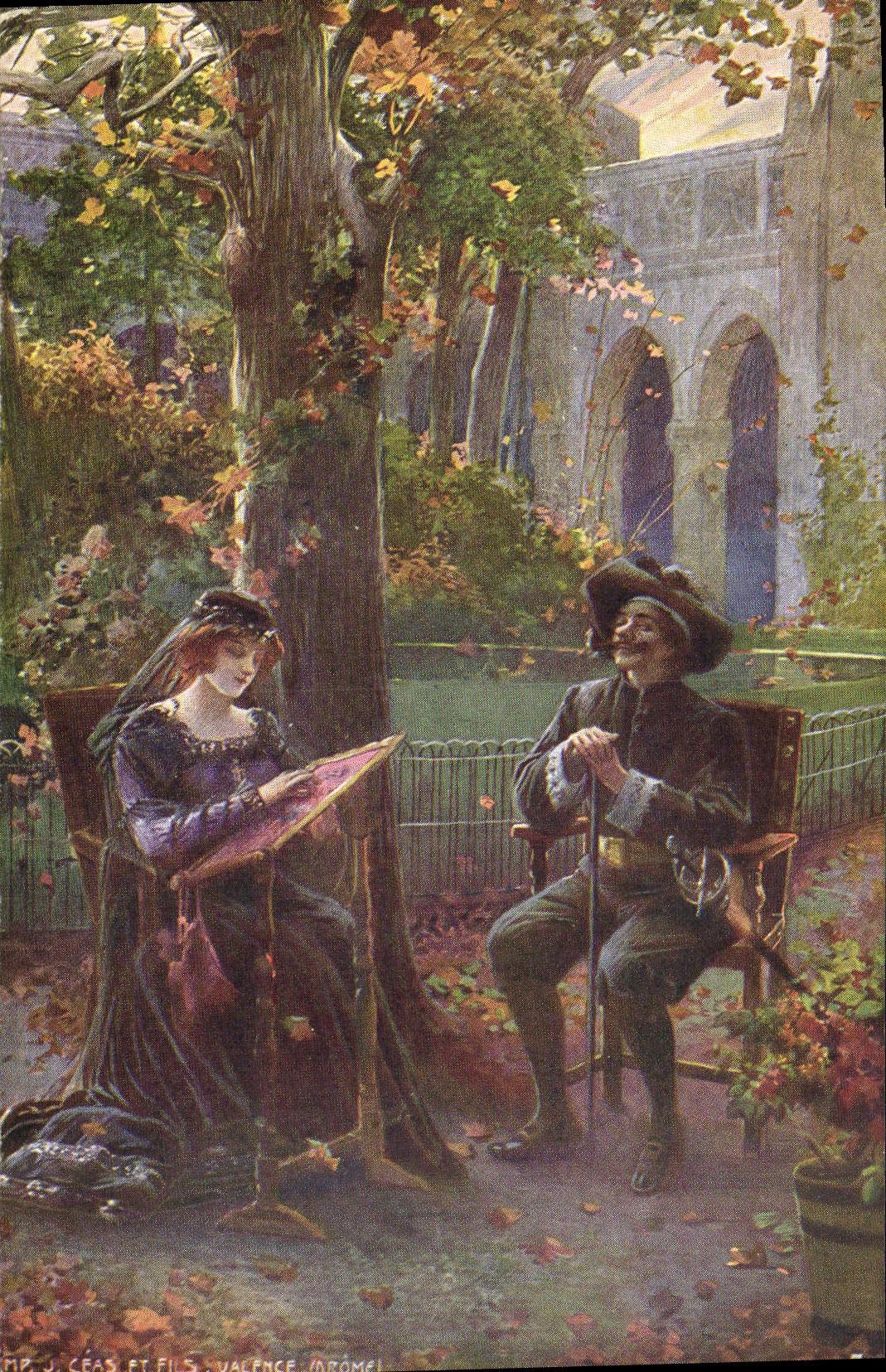 CPA Fantaisie Cyrano de Bergerac Rostand