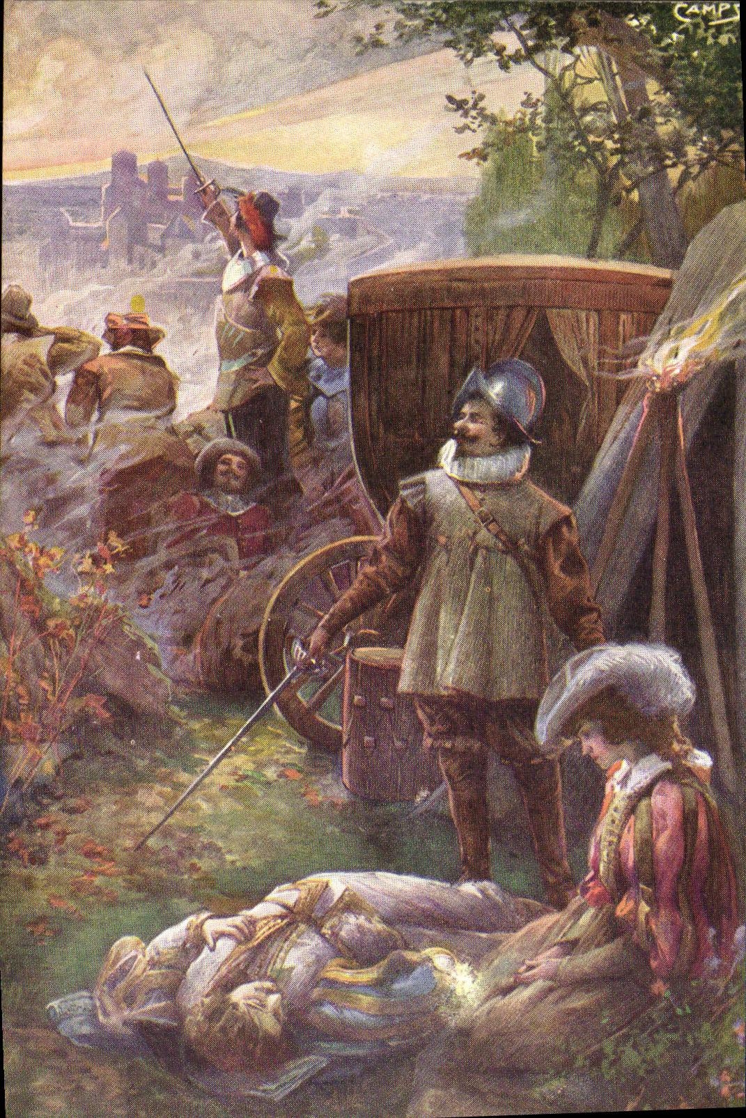 CPA Fantaisie Cyrano de Bergerac Rostand