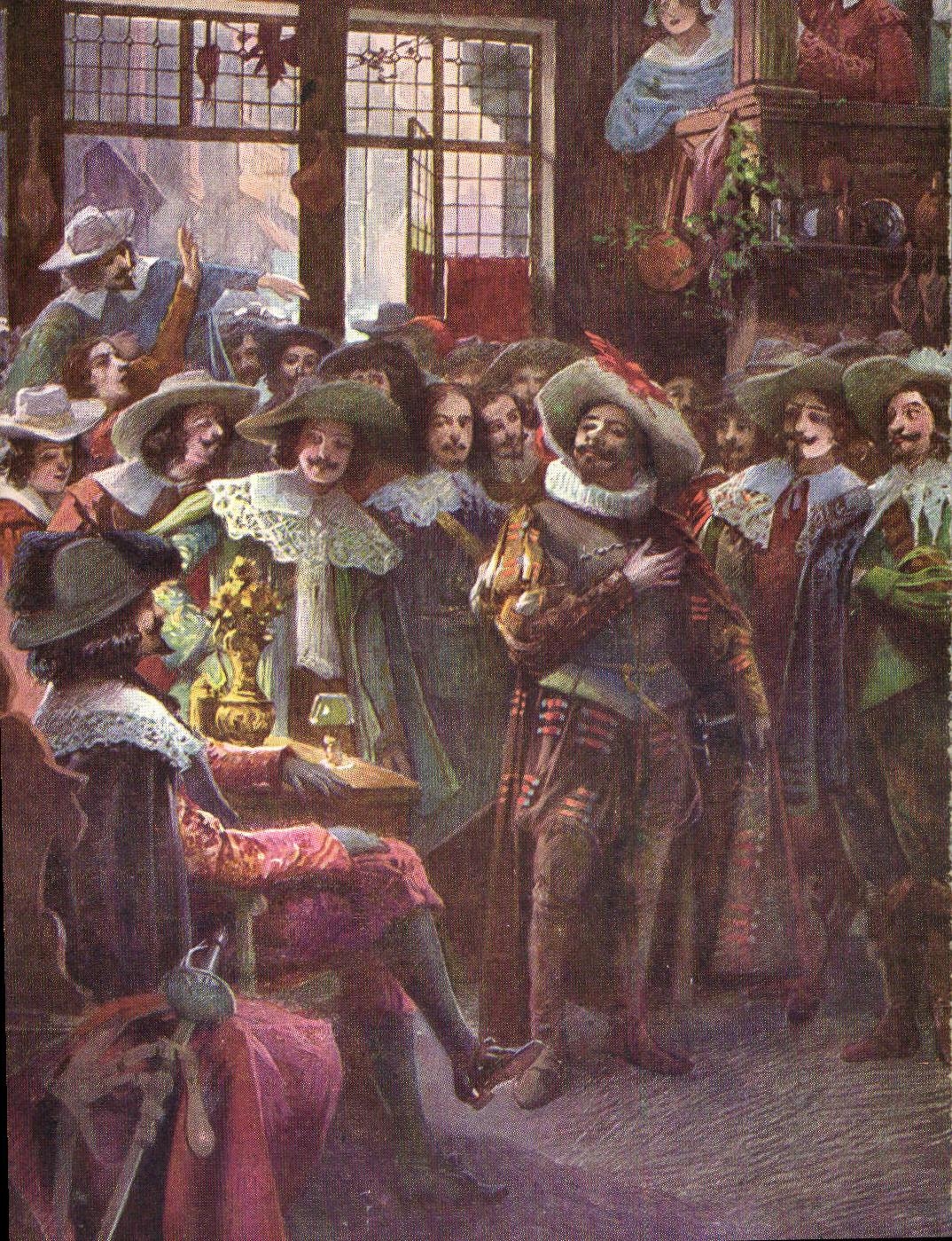 CPA Fantaisie Cyrano de Bergerac Rostand