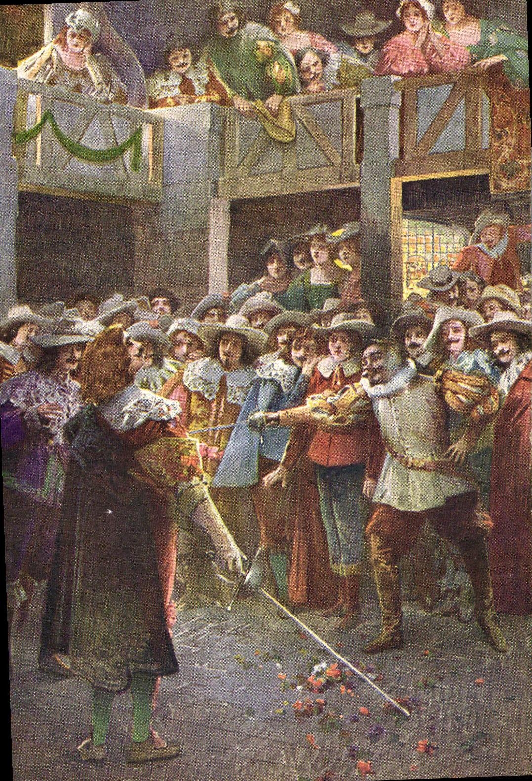 CPA Fantaisie Cyrano de Bergerac Rostand