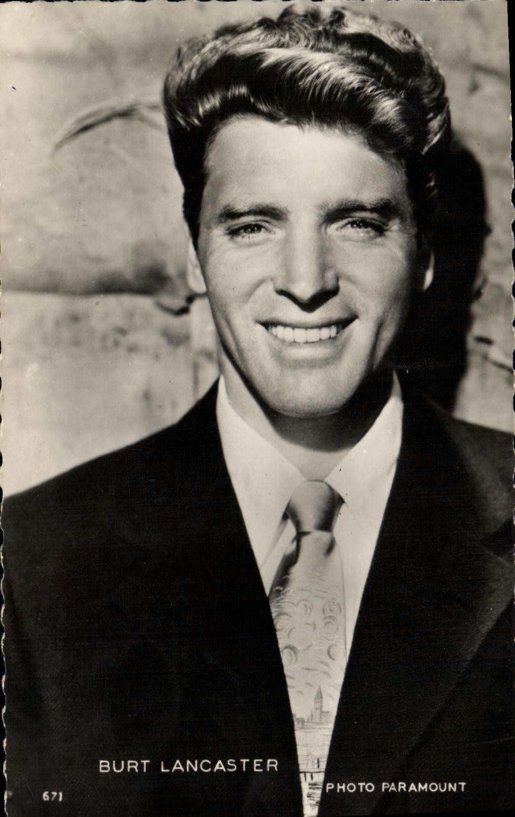 CPM Burt lancaster Paramount 