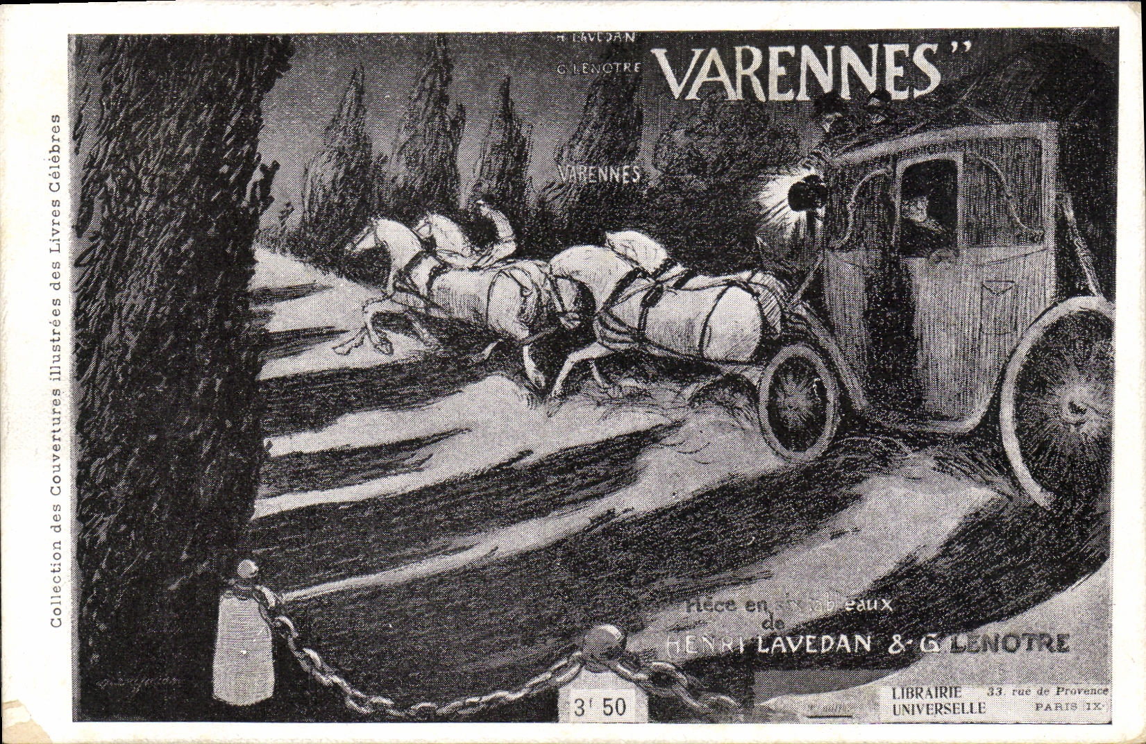 VINTAGE POSTCARD Varennes Theater