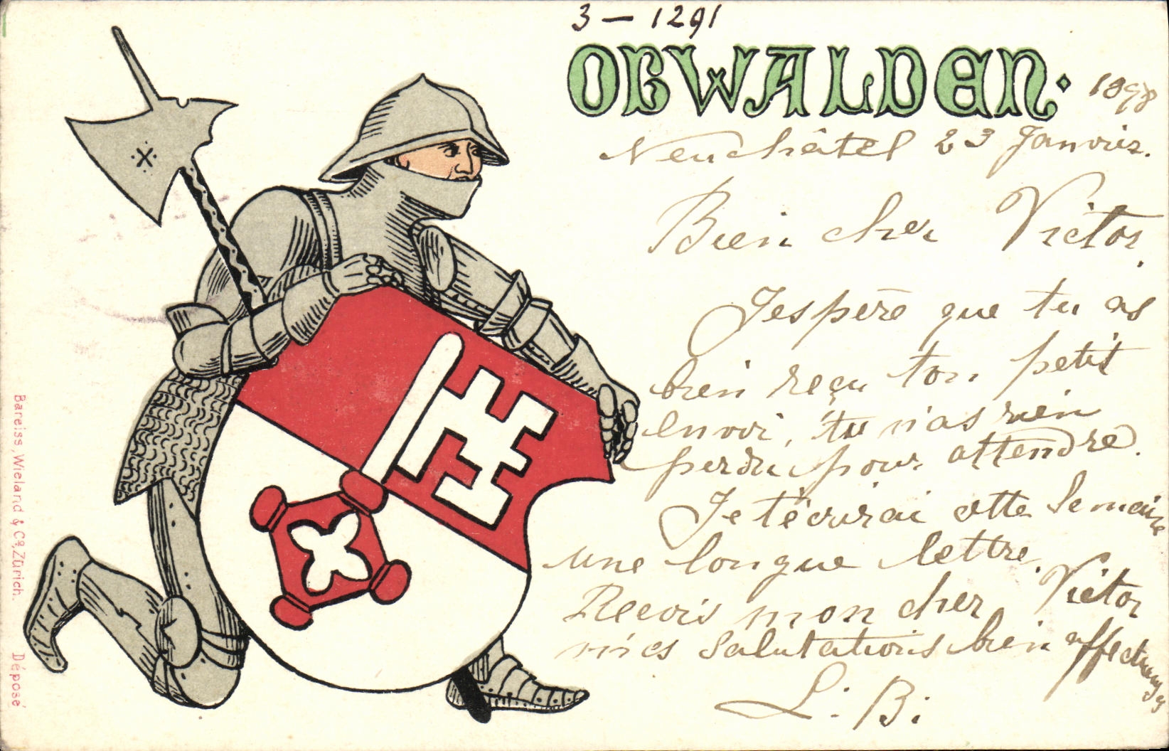 CPA Fantaisie Suisse Obwalden