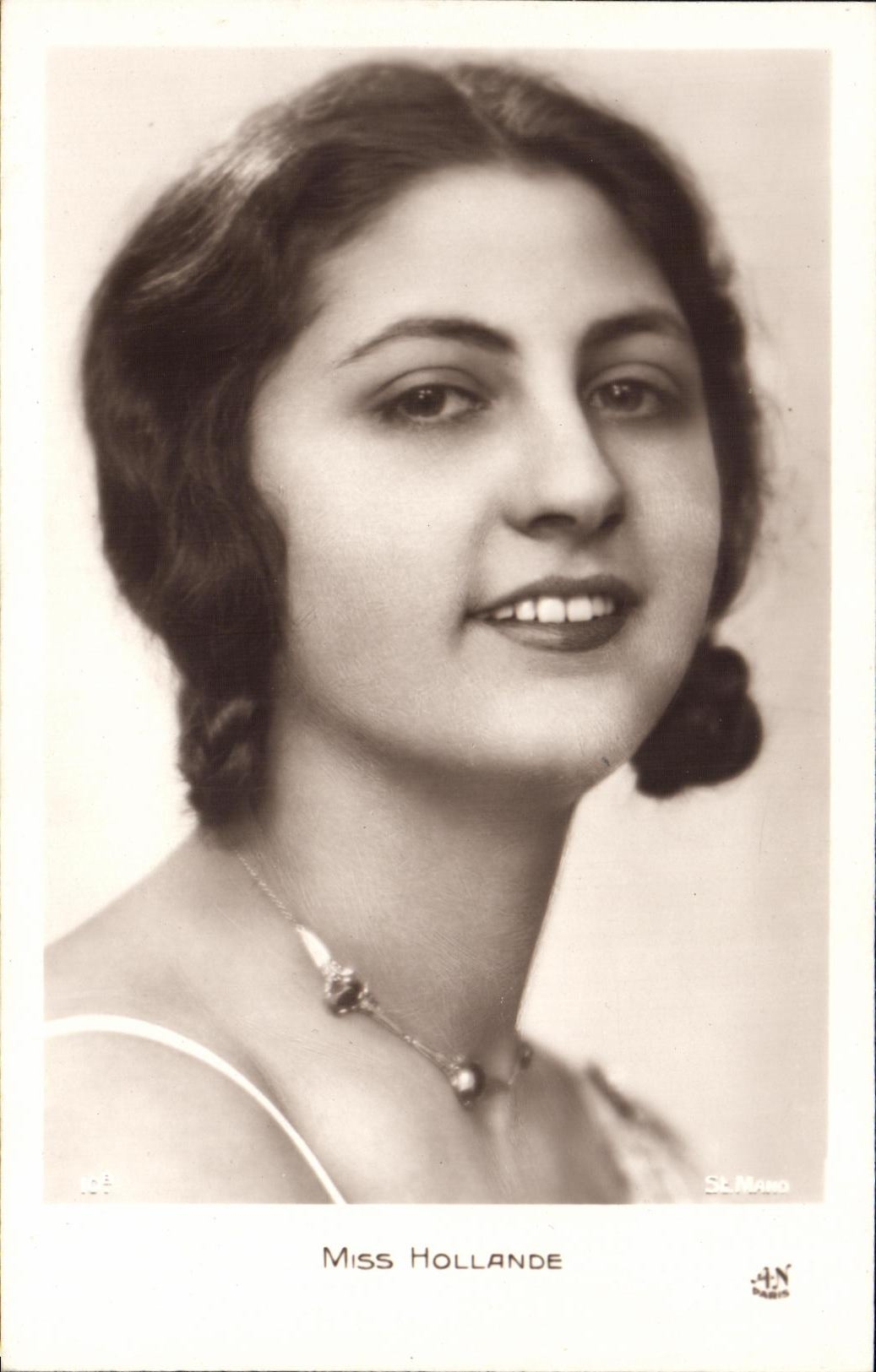 CPA Fantaisie Femme Miss Hollande