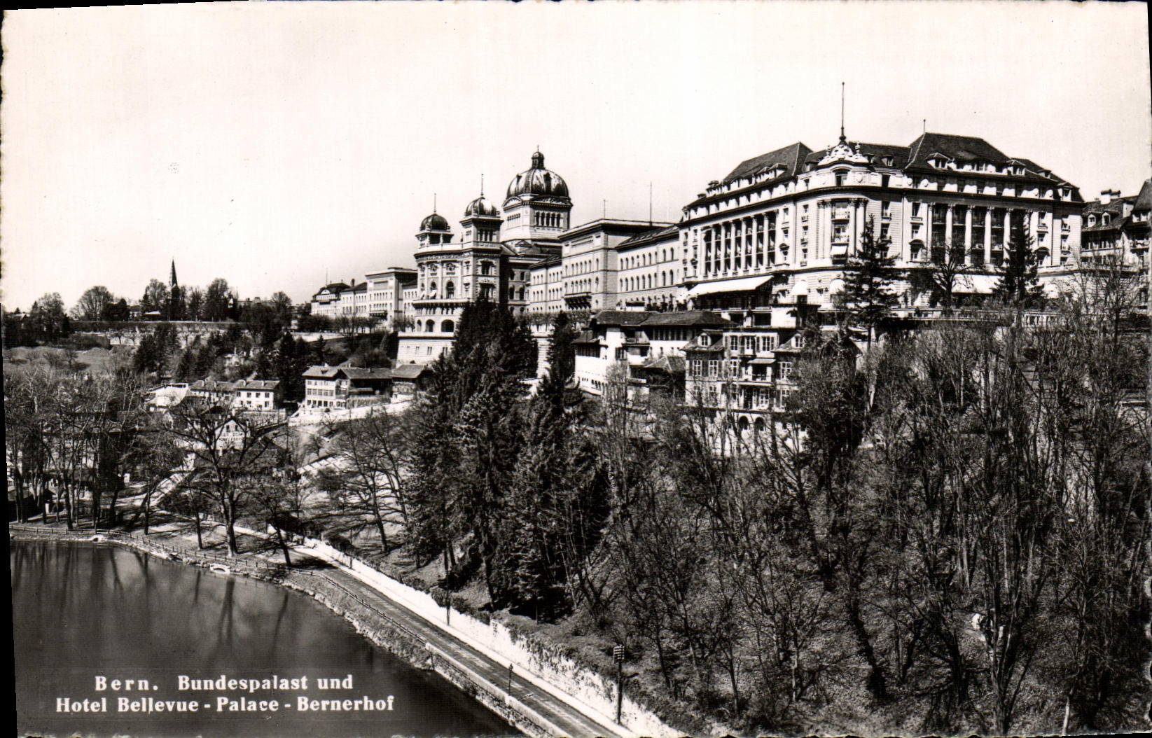 CPA Bern Bundespalast und Hotel Bellevue
