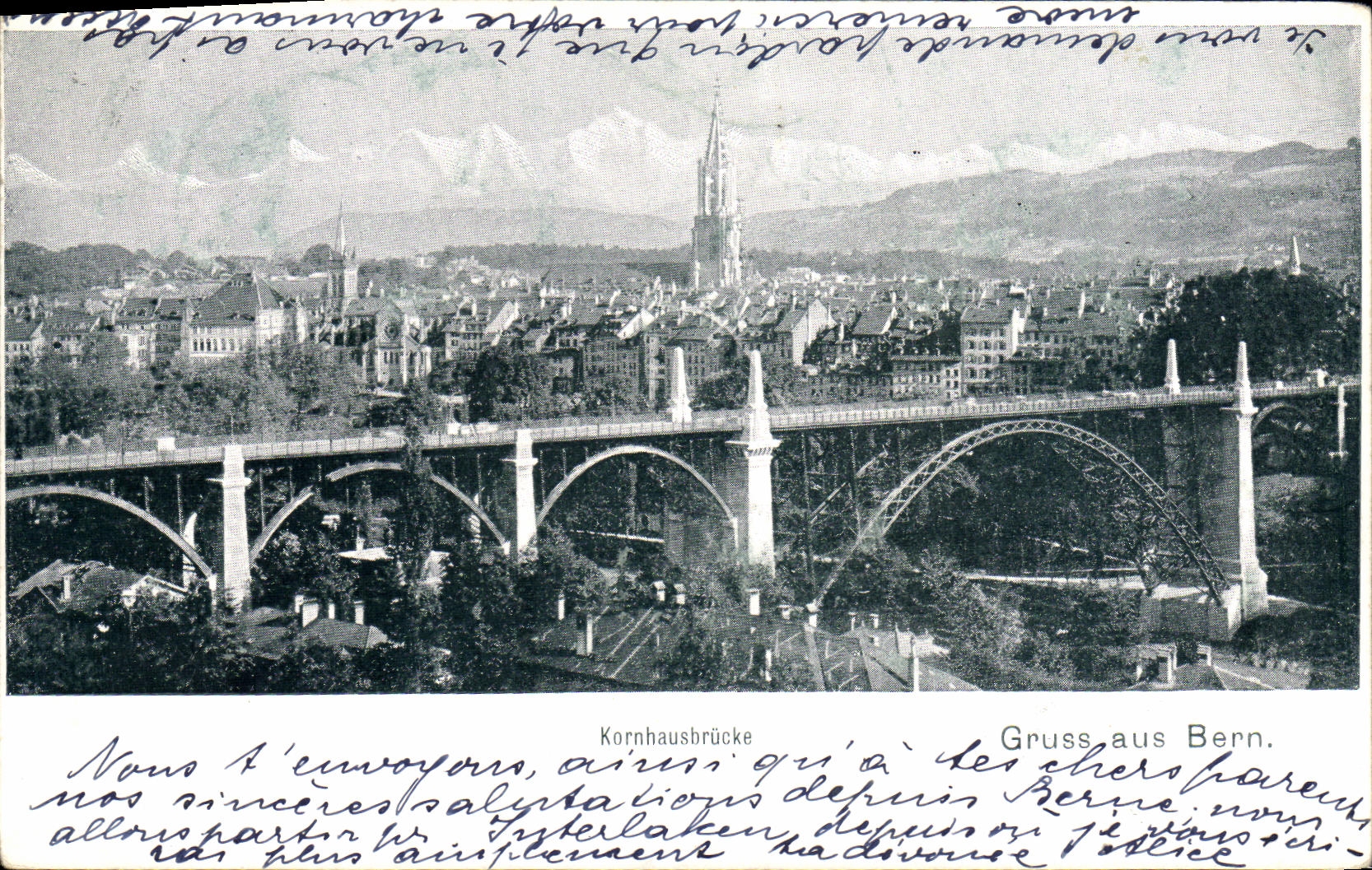 CPA Gruss aus Bern Kornhausbrucke