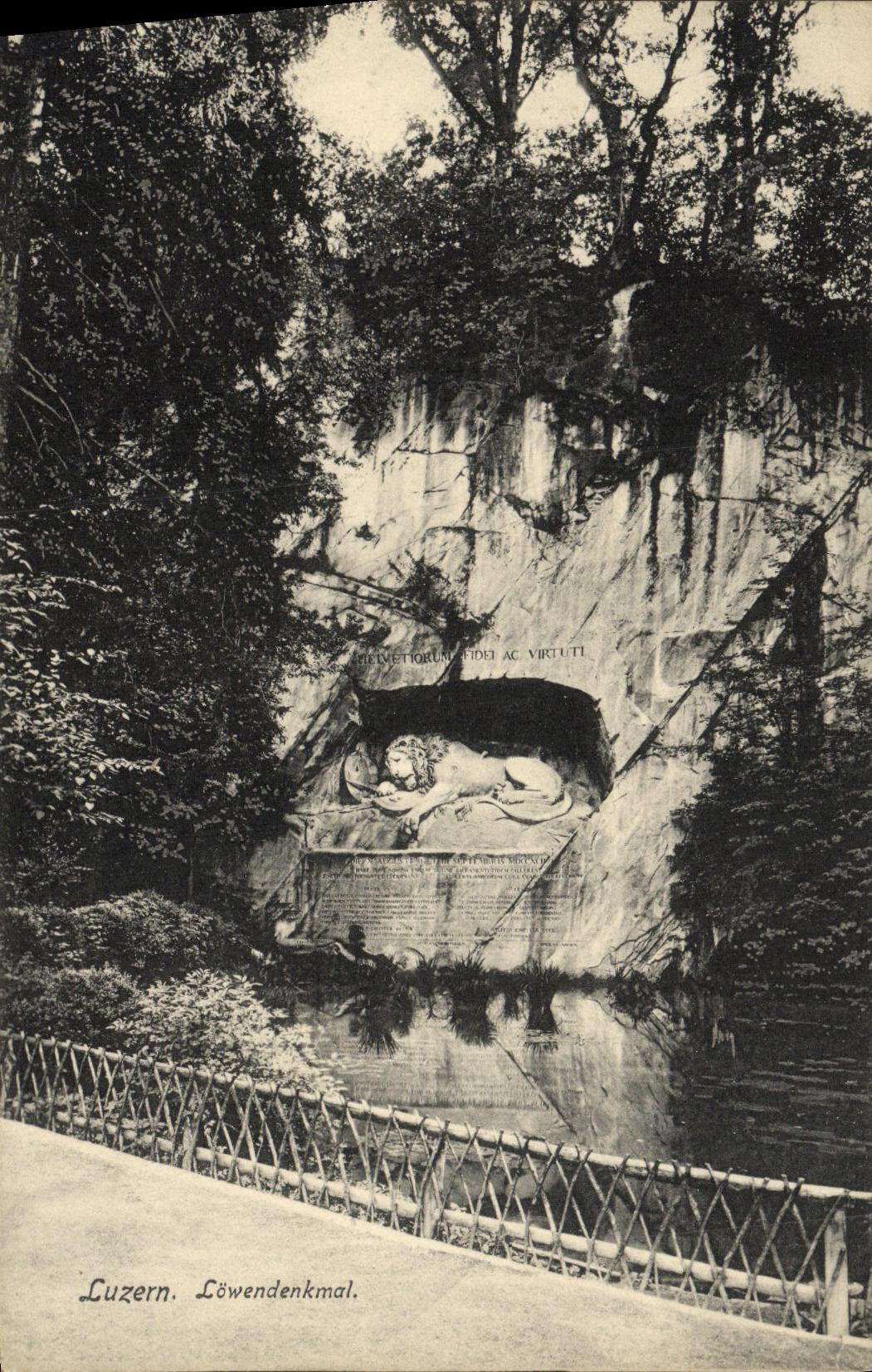 CPA Suisse Luzern LowendenkmalLion 