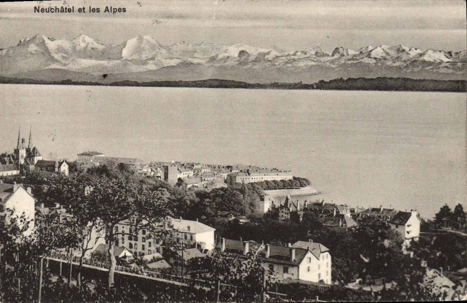 CPA Suisse Neuchatel et les Alpes