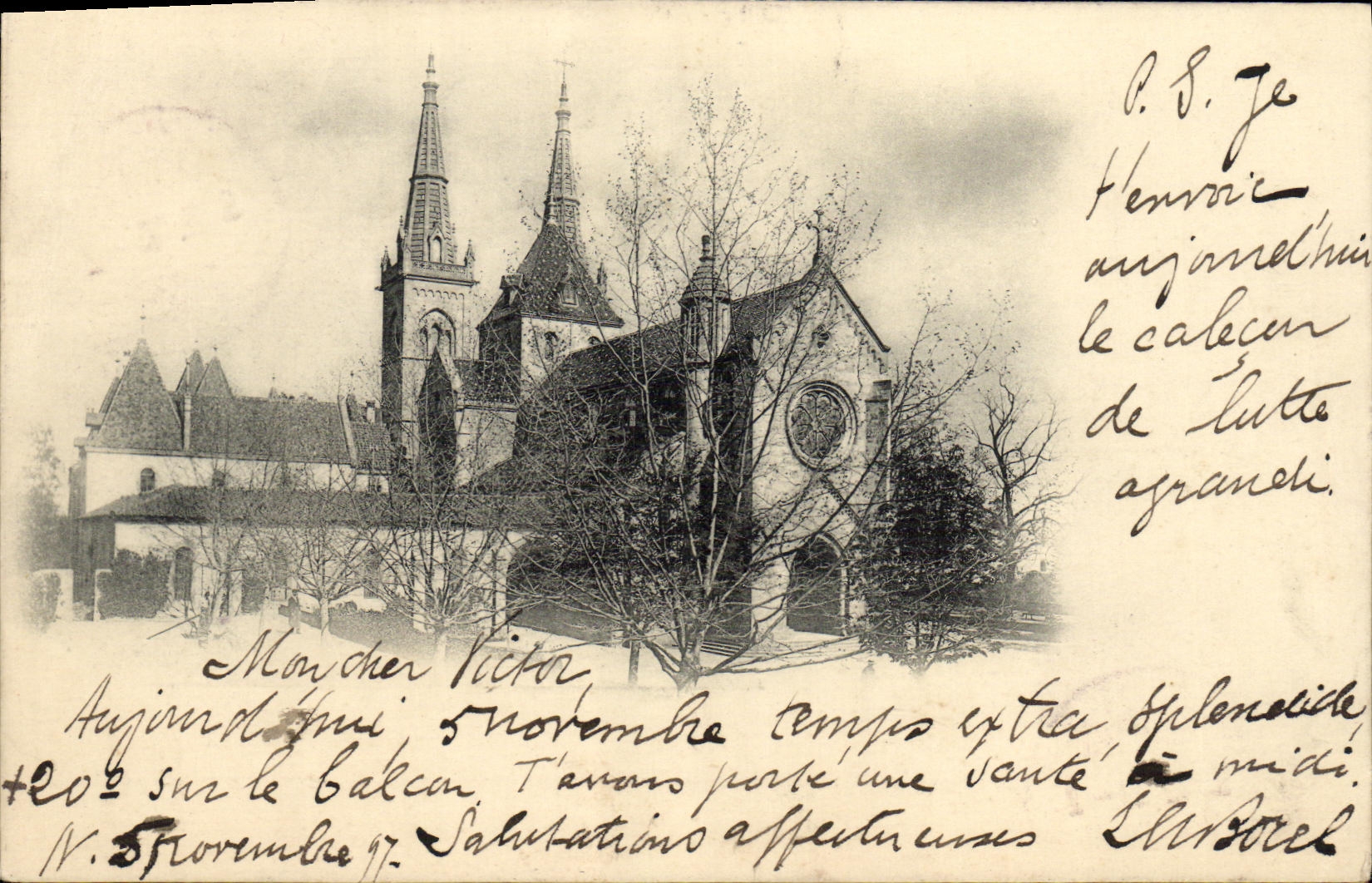 CPA Suisse Neuchatel CArte 1897