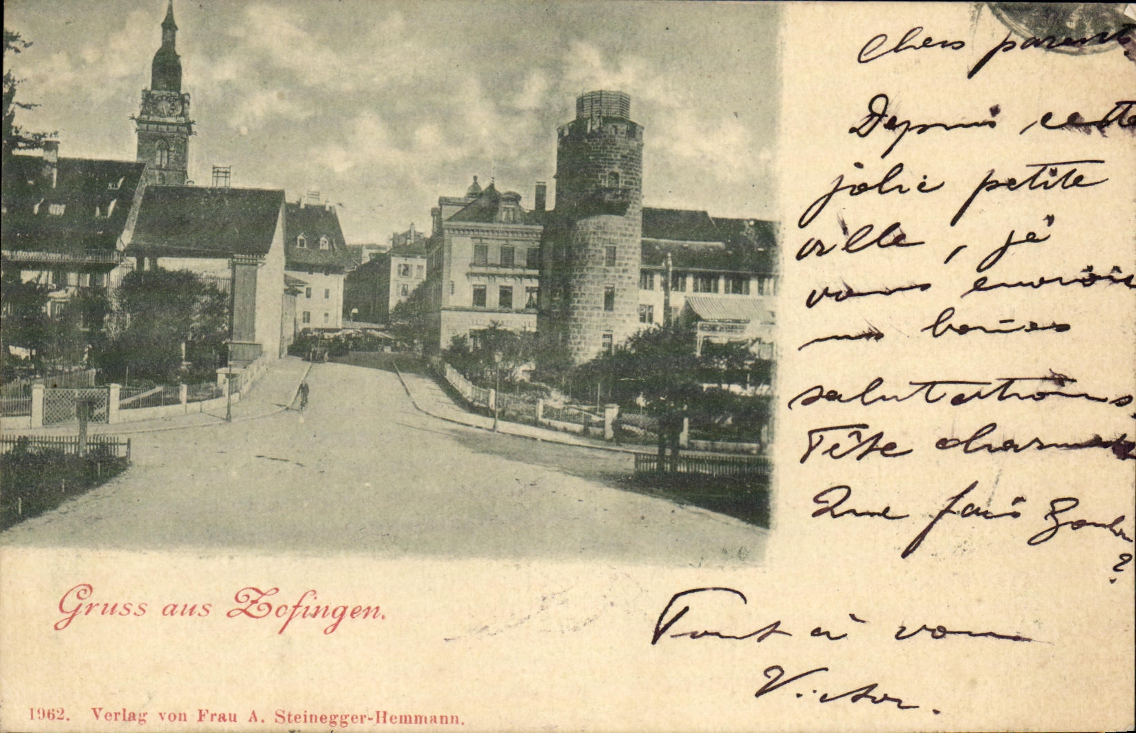 CPA Suisse Gruss aus Zofingen 