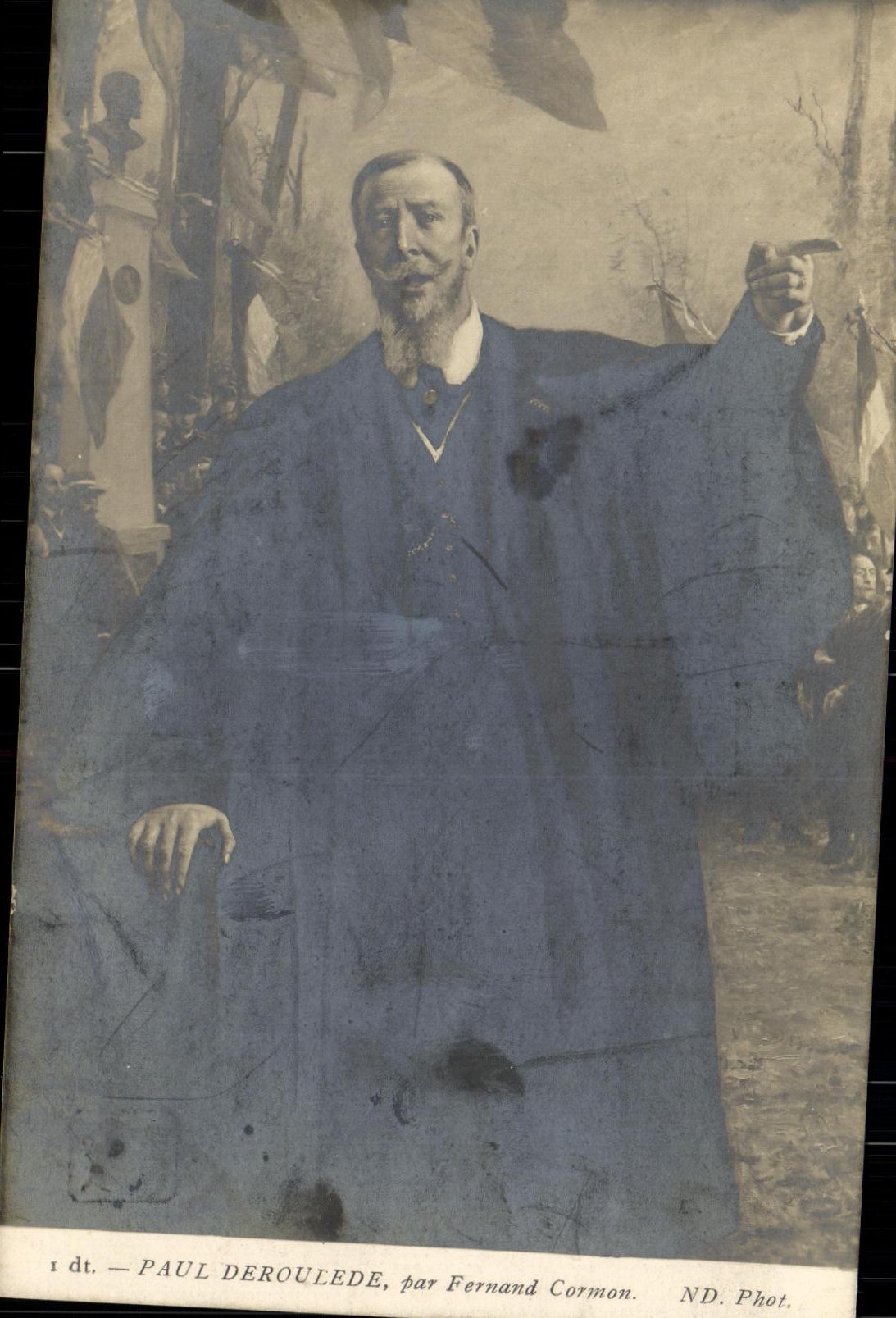 POSTAL Paul Deroulede Fernando Cormon de la VENDIMIA