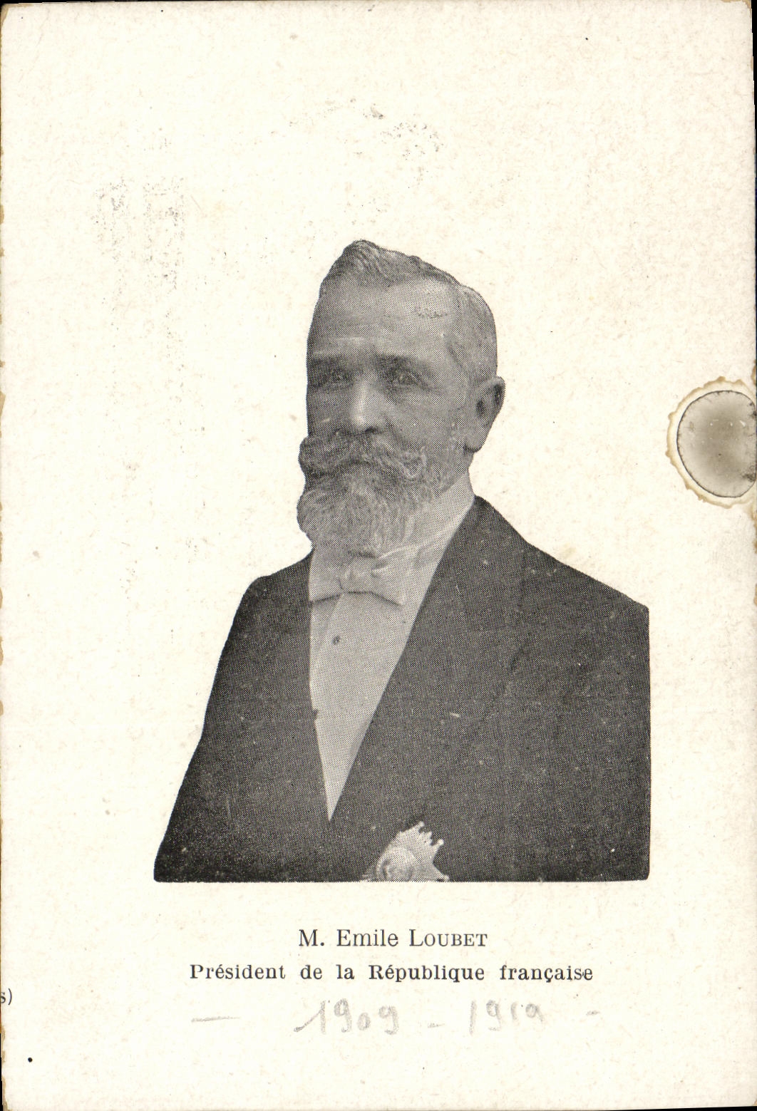 CPA President de la Republique Emile Loubet