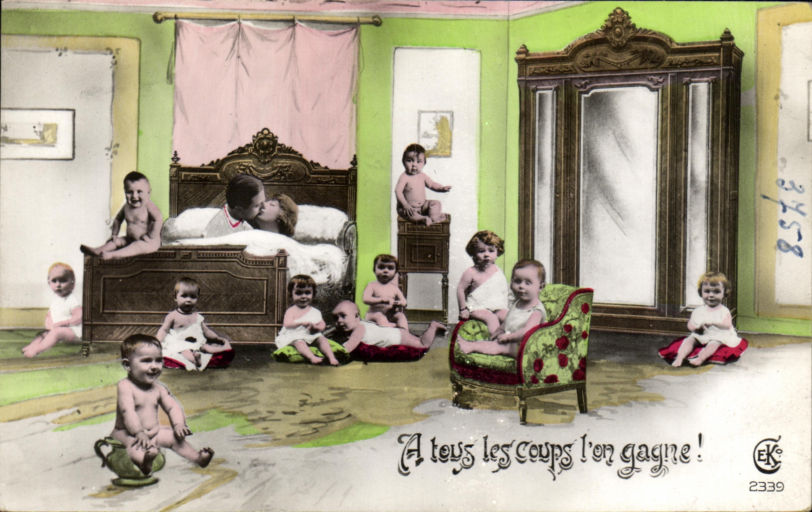 CPA Fantaisie Enfants Bebes