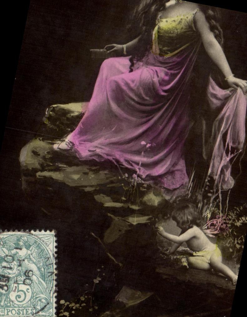 CPA Fantaisie Femme Enfants